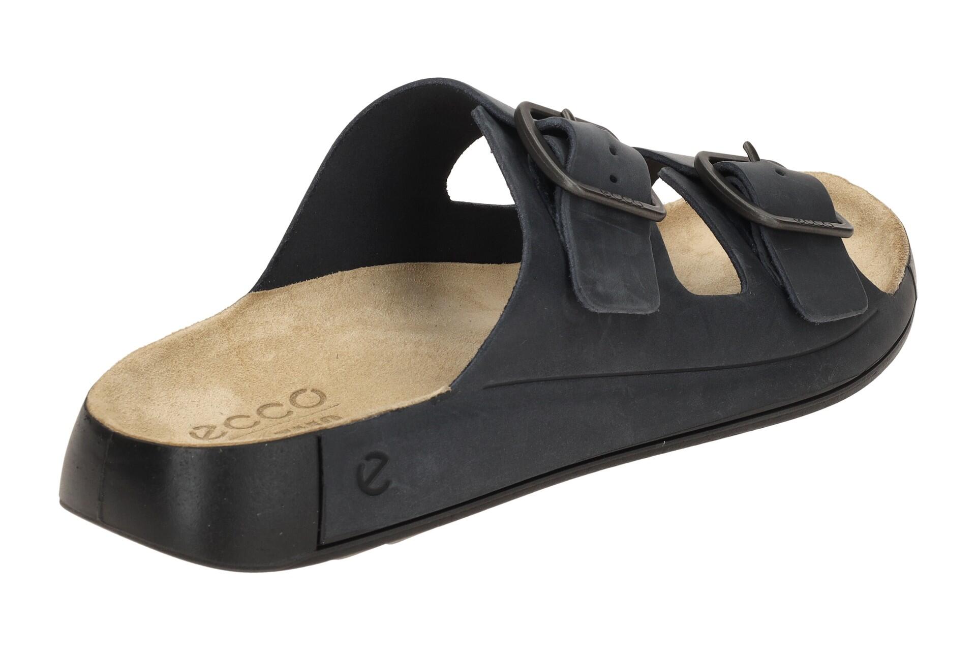 Ecco Cozmo Herren Pantolette dunkelblau ombre Schnalle 500984 4/7
