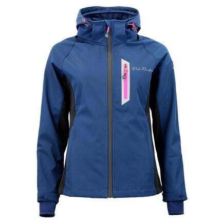 Blouson zippé contrecolle mesh femme Peak Mountain Softshell