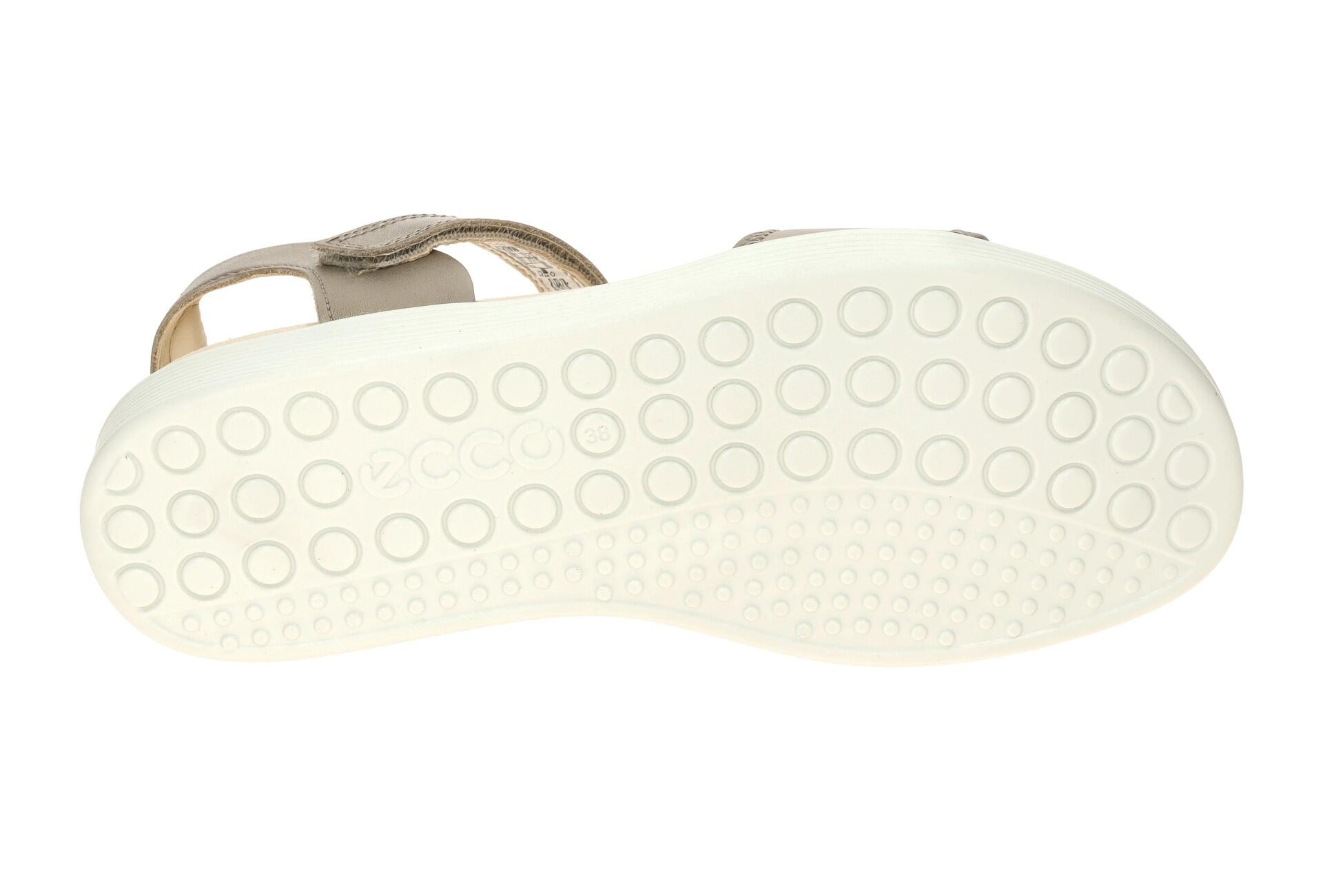 Ecco Soft Sandalen grau metallic Riemen 238823 7/7