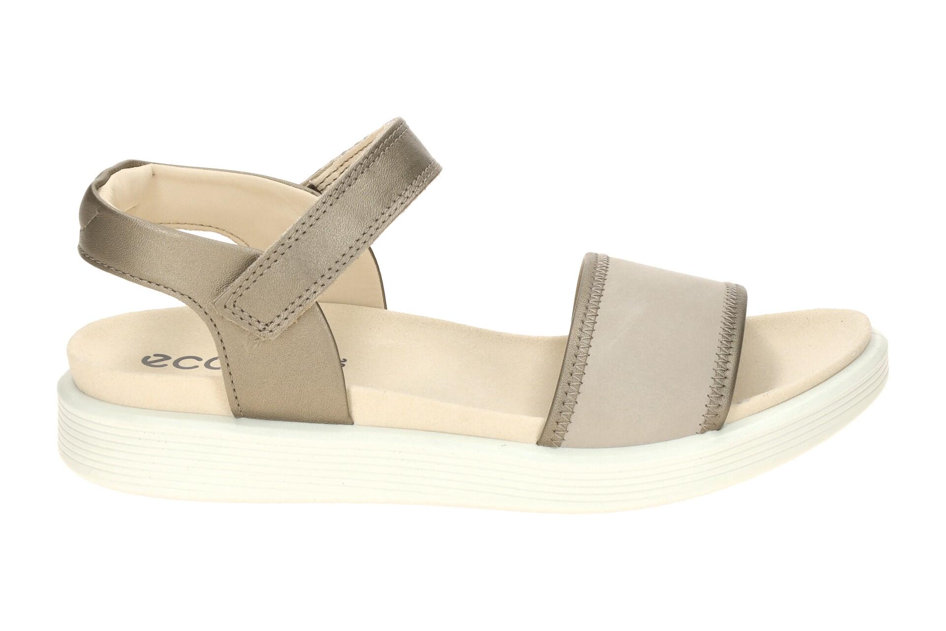Ecco Soft Sandalen grau metallic Riemen 238823 2/7