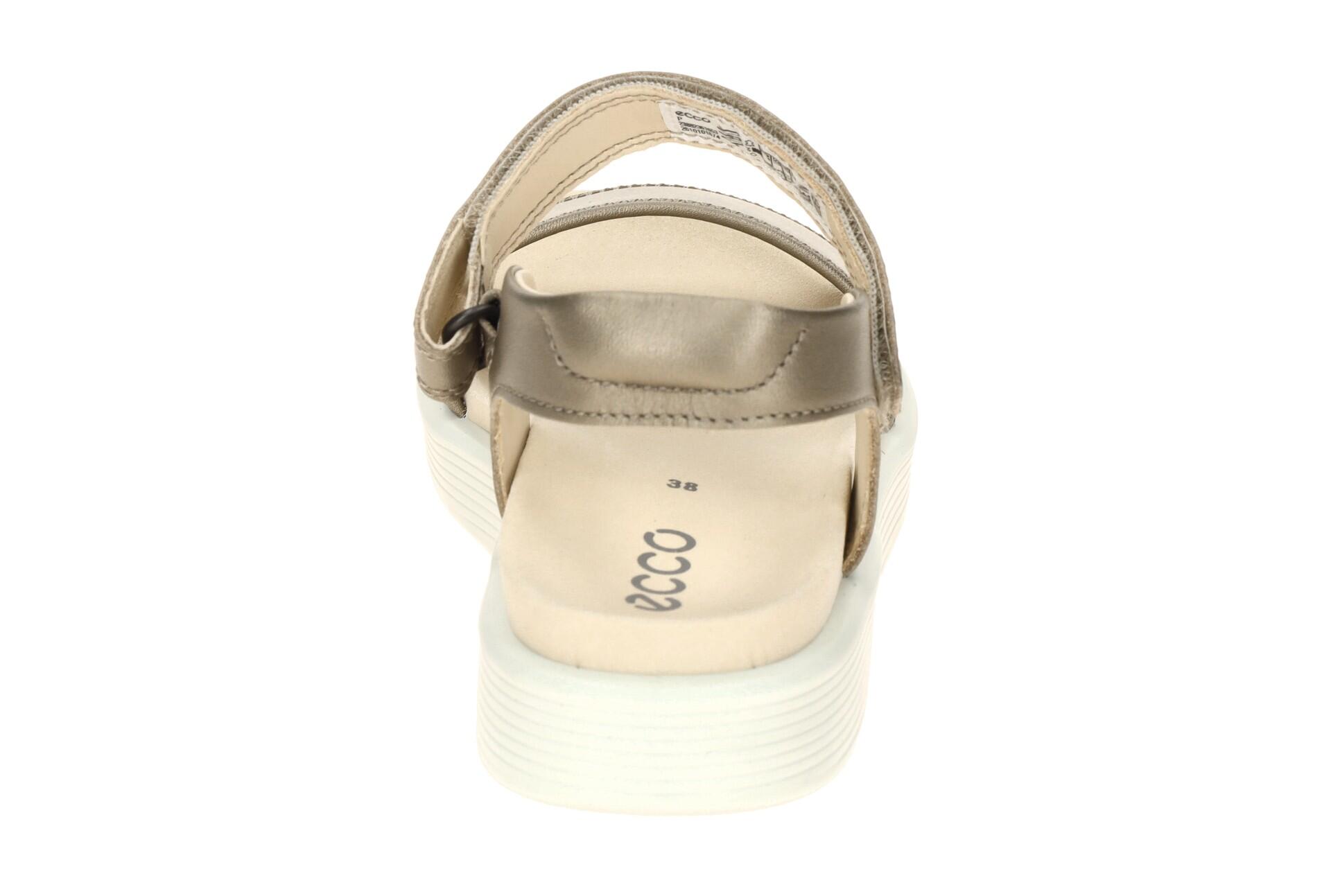 Ecco Soft Sandalen grau metallic Riemen 238823 5/7