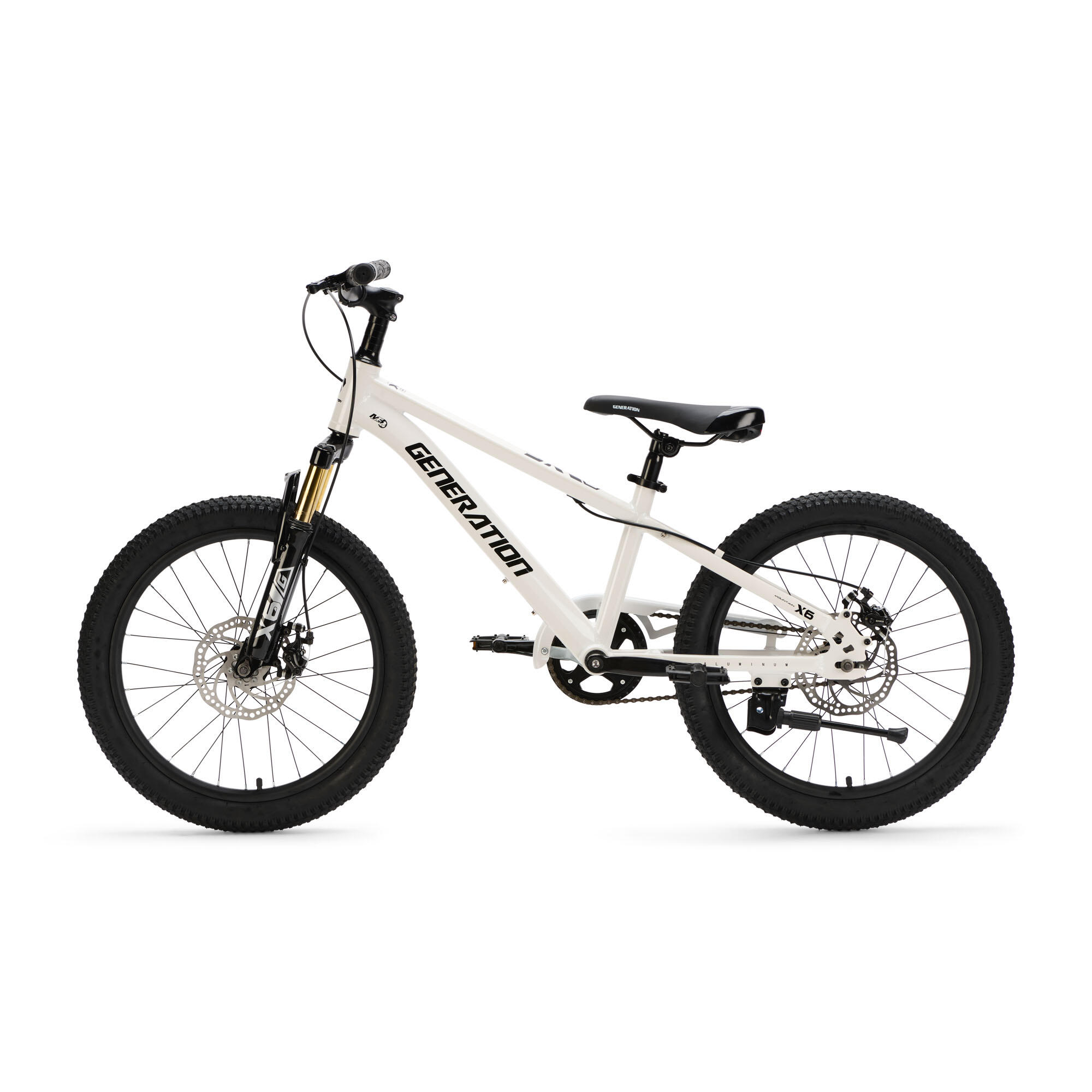 Generation X6 20 pouces Blanc – Vélo enfant 4/5