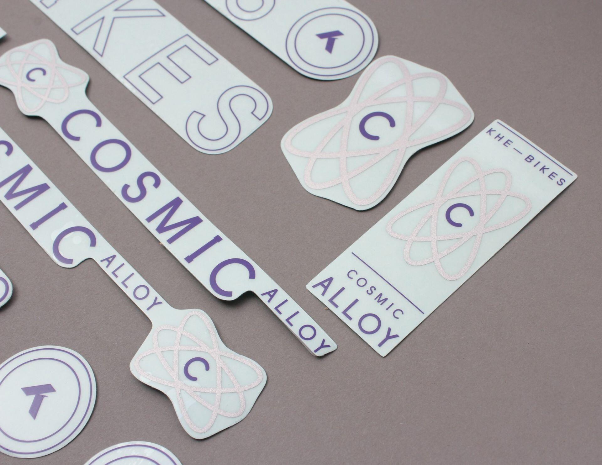 Juego de pegatinas original KHE COSMIC AL 6/7