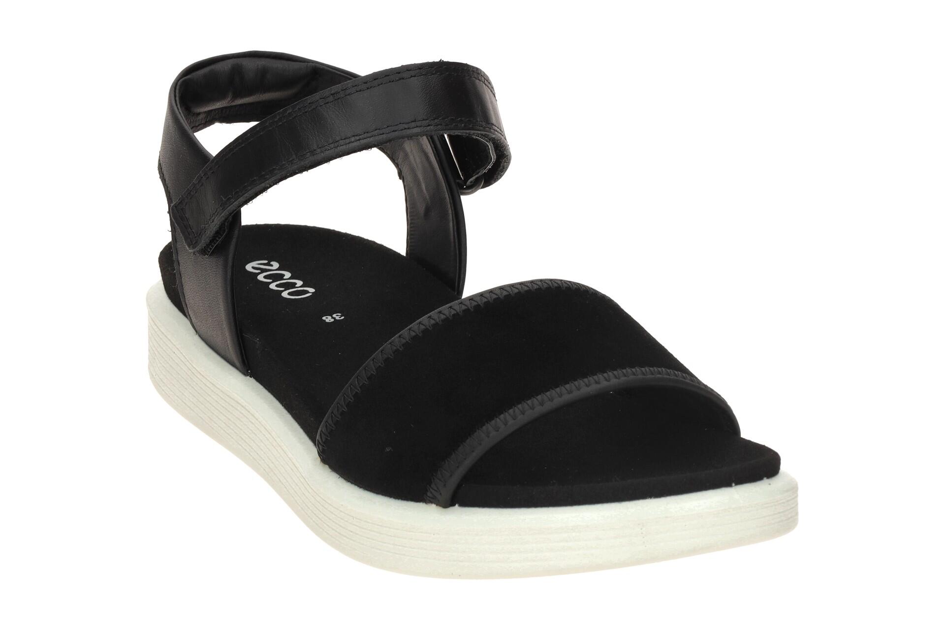 Ecco Soft Sandalen schwarz Riemen 238823 3/7