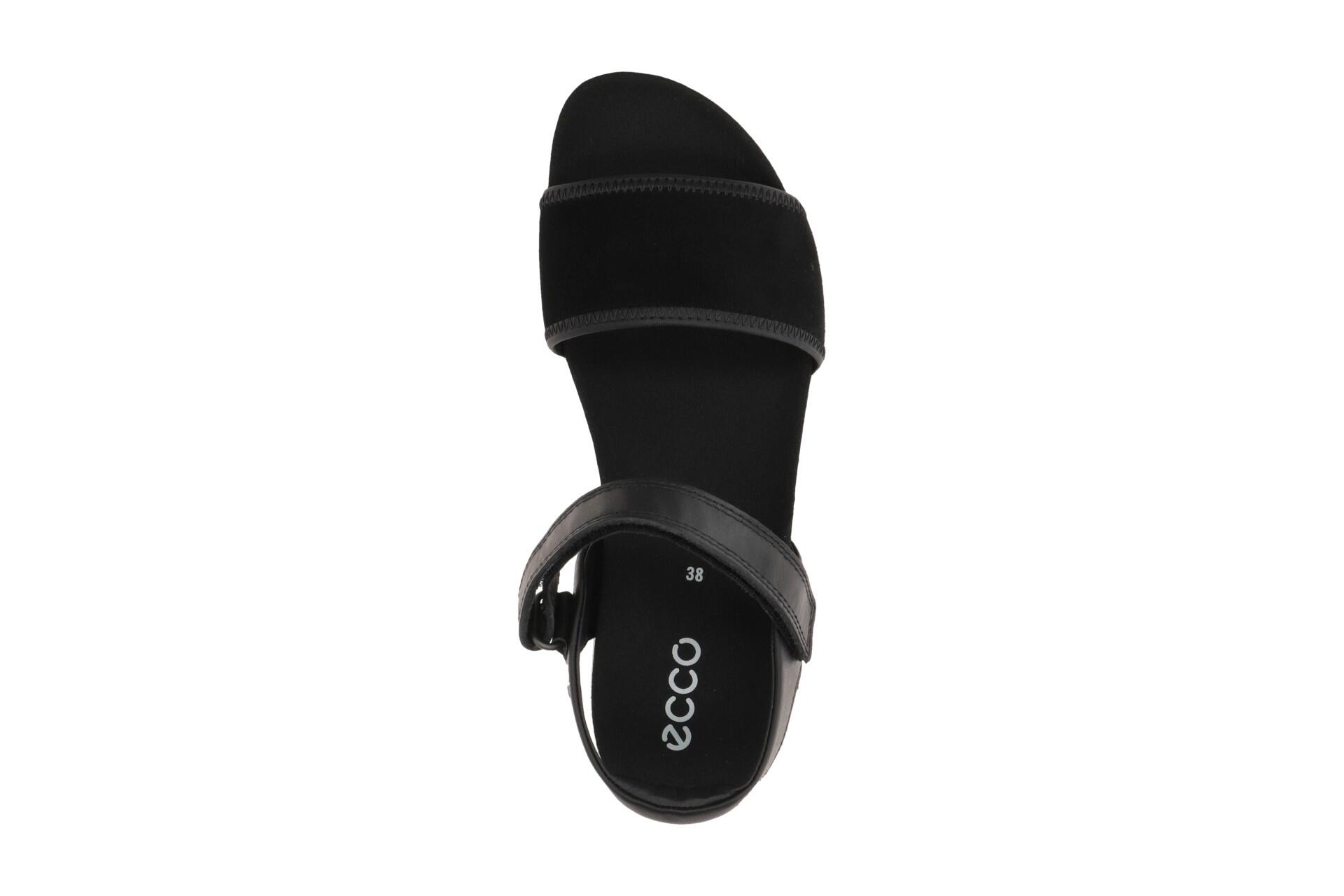 Ecco Soft Sandalen schwarz Riemen 238823 6/7