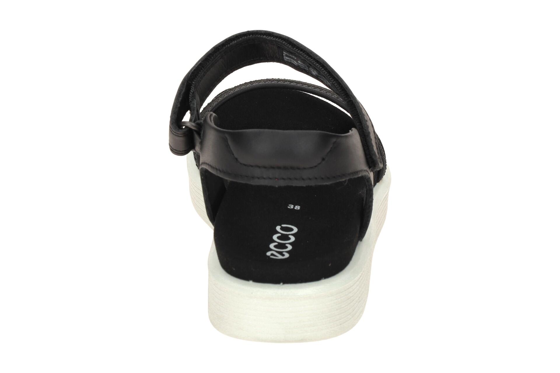 Ecco Soft Sandalen schwarz Riemen 238823 5/7