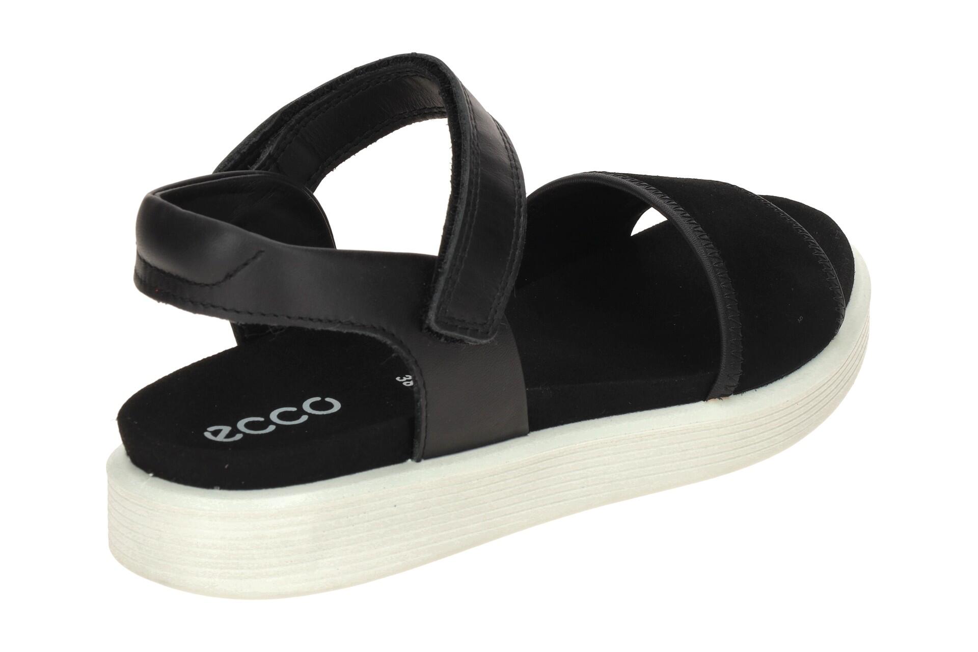 Ecco Soft Sandalen schwarz Riemen 238823 4/7