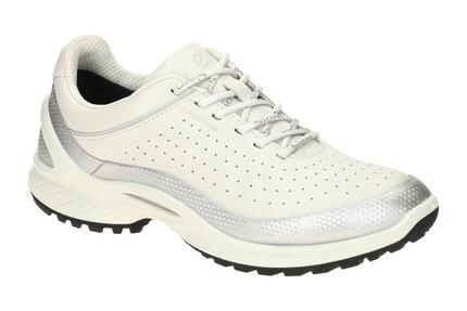 ecco Biom Energi Schuhe weiß silber Damen Sneaker Waterproof
