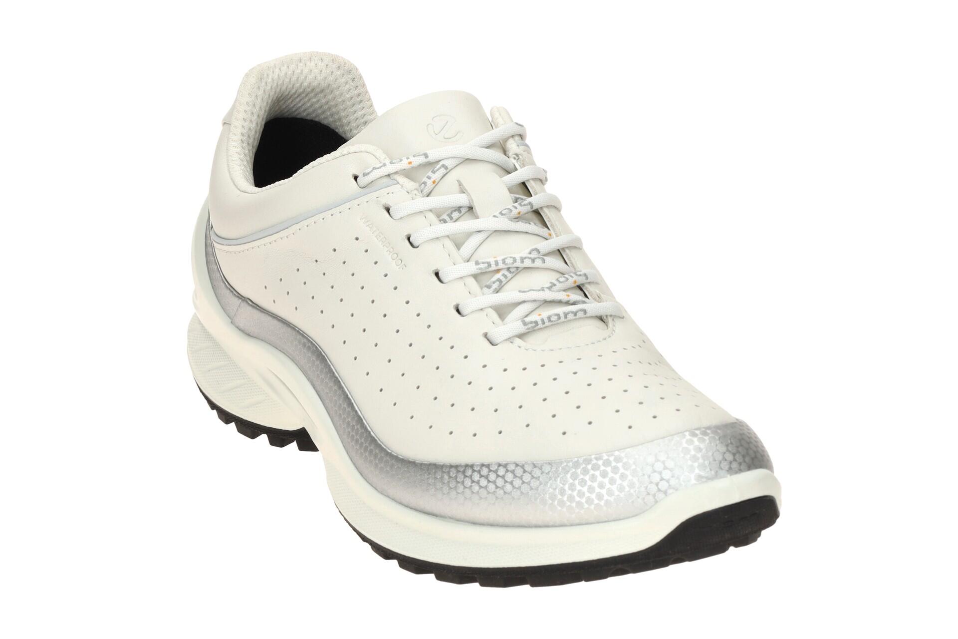ecco Biom Energi Schuhe weiß silber Damen Sneaker Waterproof 3/7