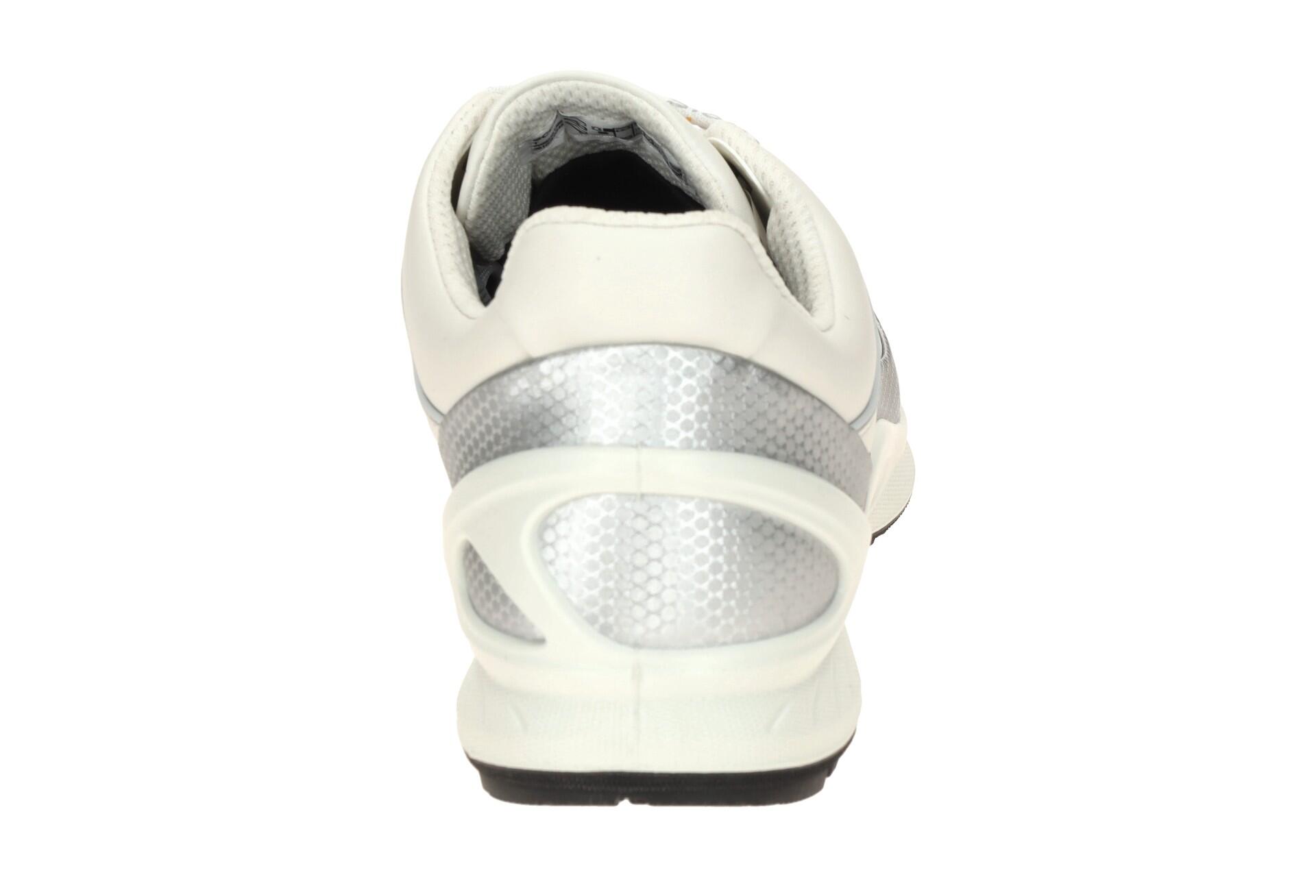 ecco Biom Energi Schuhe weiß silber Damen Sneaker Waterproof 5/7