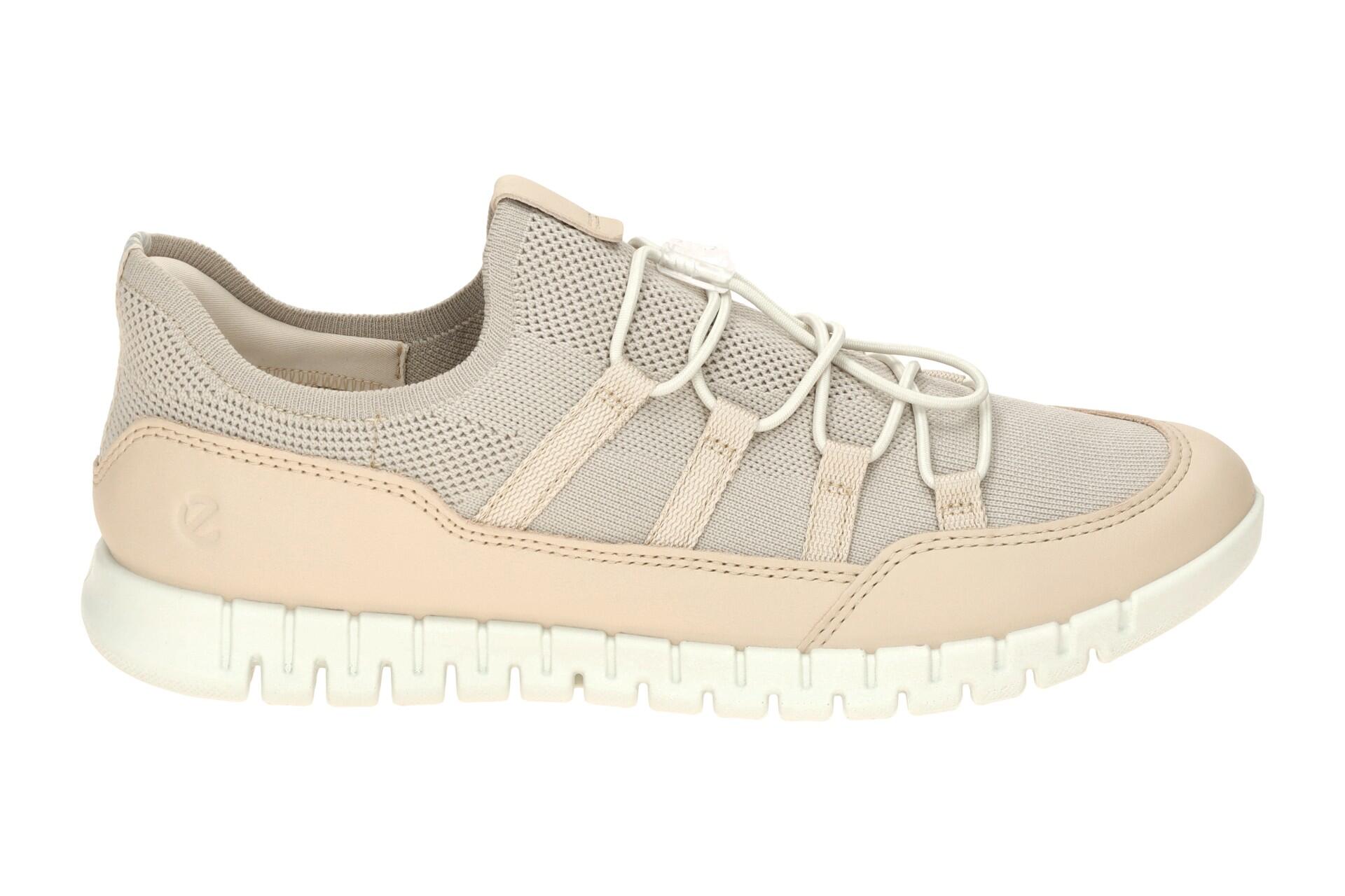 Ecco Gruuv Lite Schuhe beige Sneakers Easy Slip Gummizug 246303 2/7