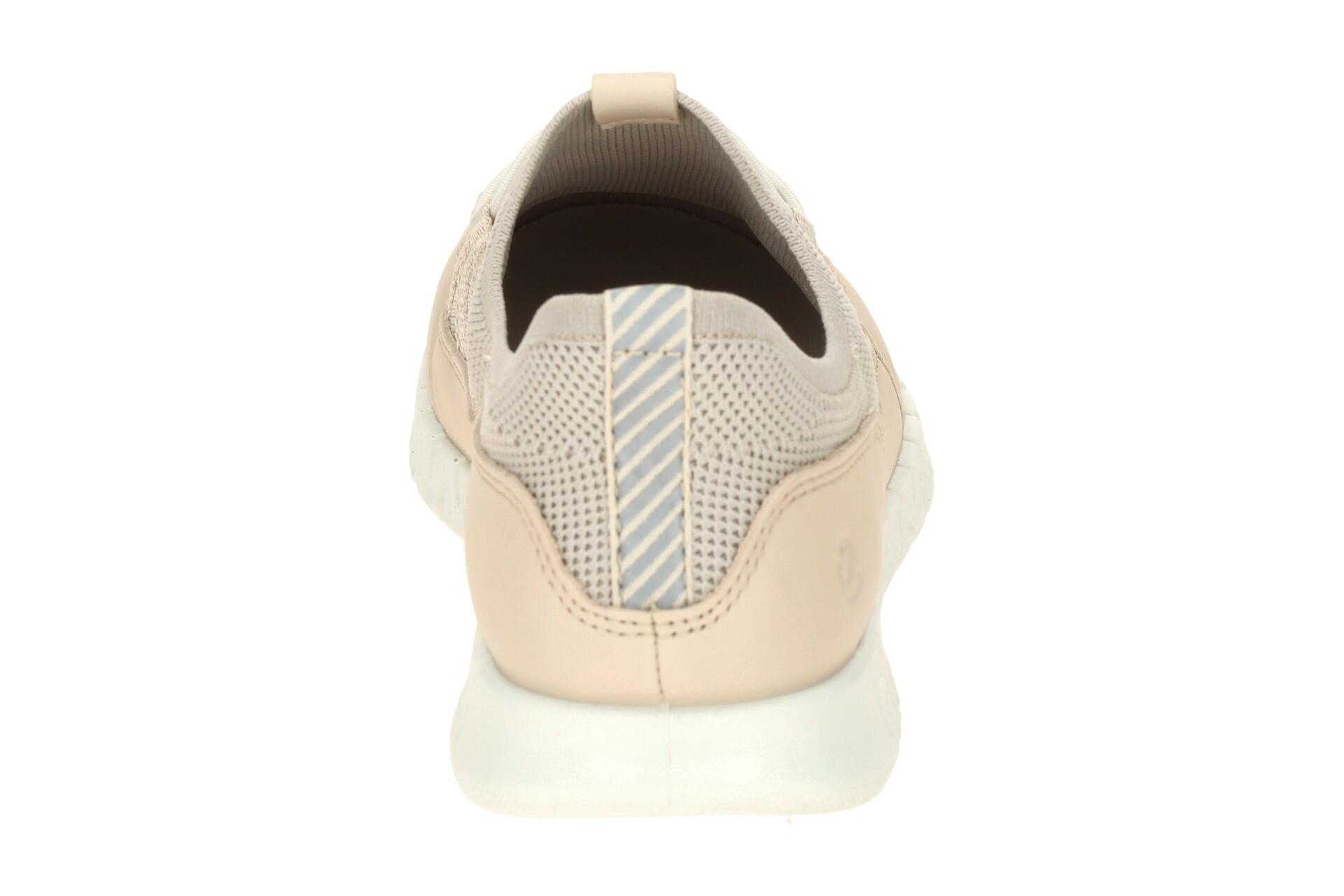 Ecco Gruuv Lite Schuhe beige Sneakers Easy Slip Gummizug 246303 5/7