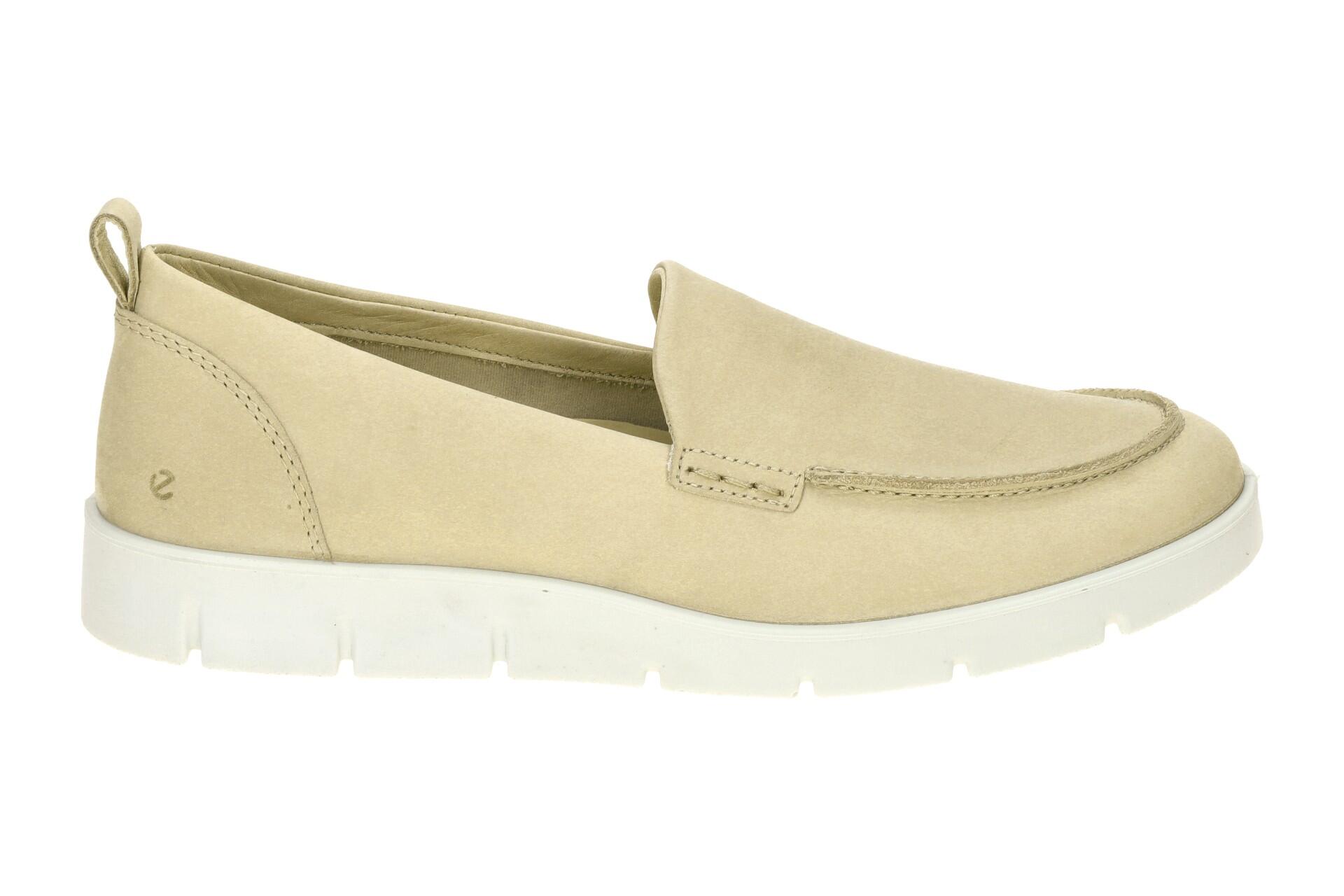 Ecco Bella Slipper Schuhe beige sand Mokassin 280413 2/7