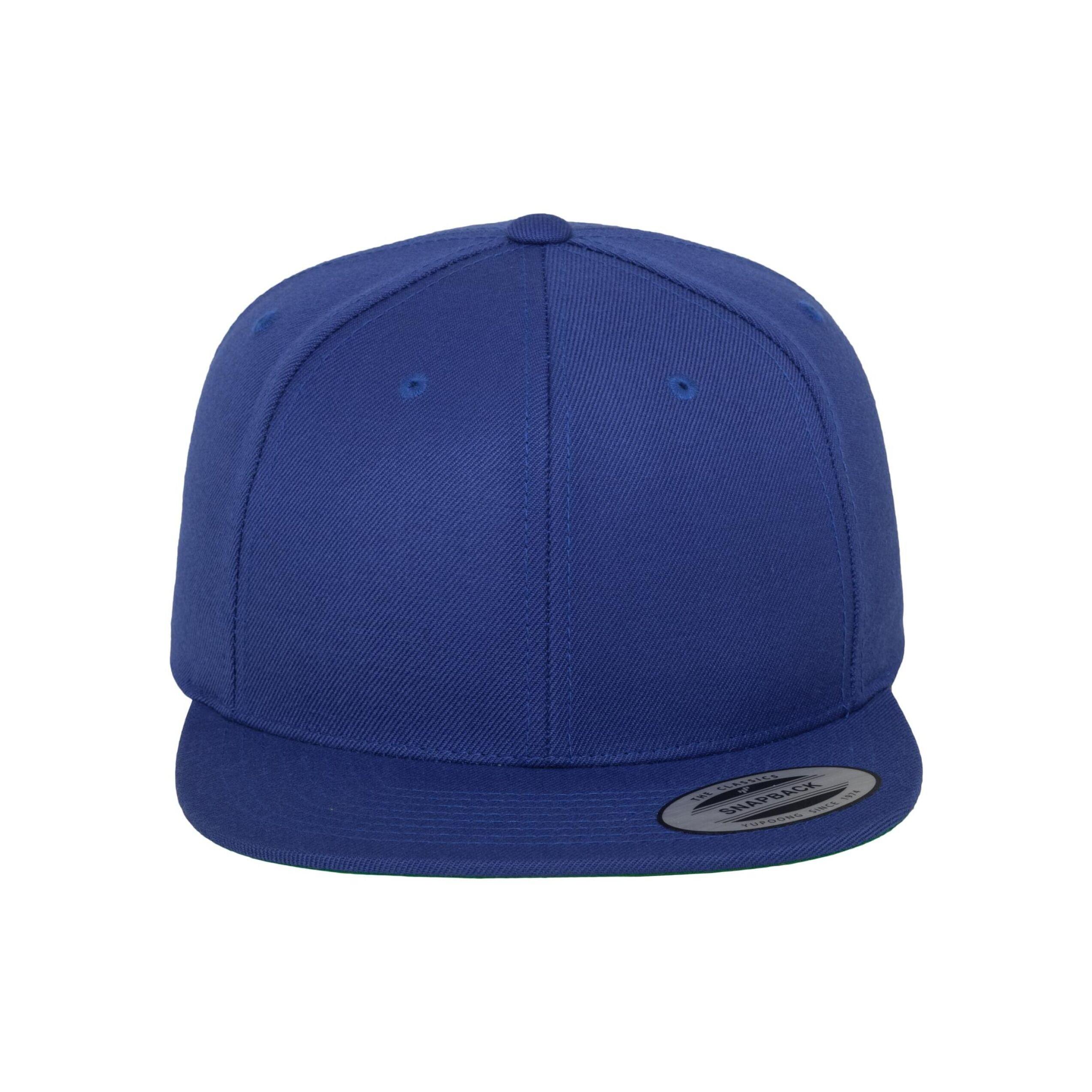 Cappellino Con Visiera Adulto Unisex Flexfit Classic Blu Reale 2/4