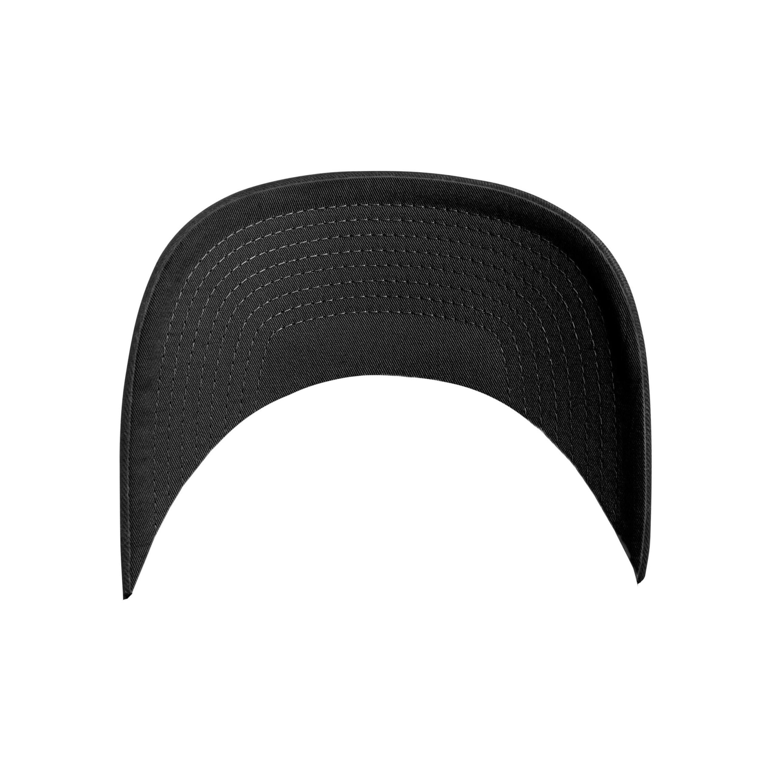 Cappellino Da Baseball Pettinato Lanoso Adulto Unisex Flexfit Nero Nero 4/4
