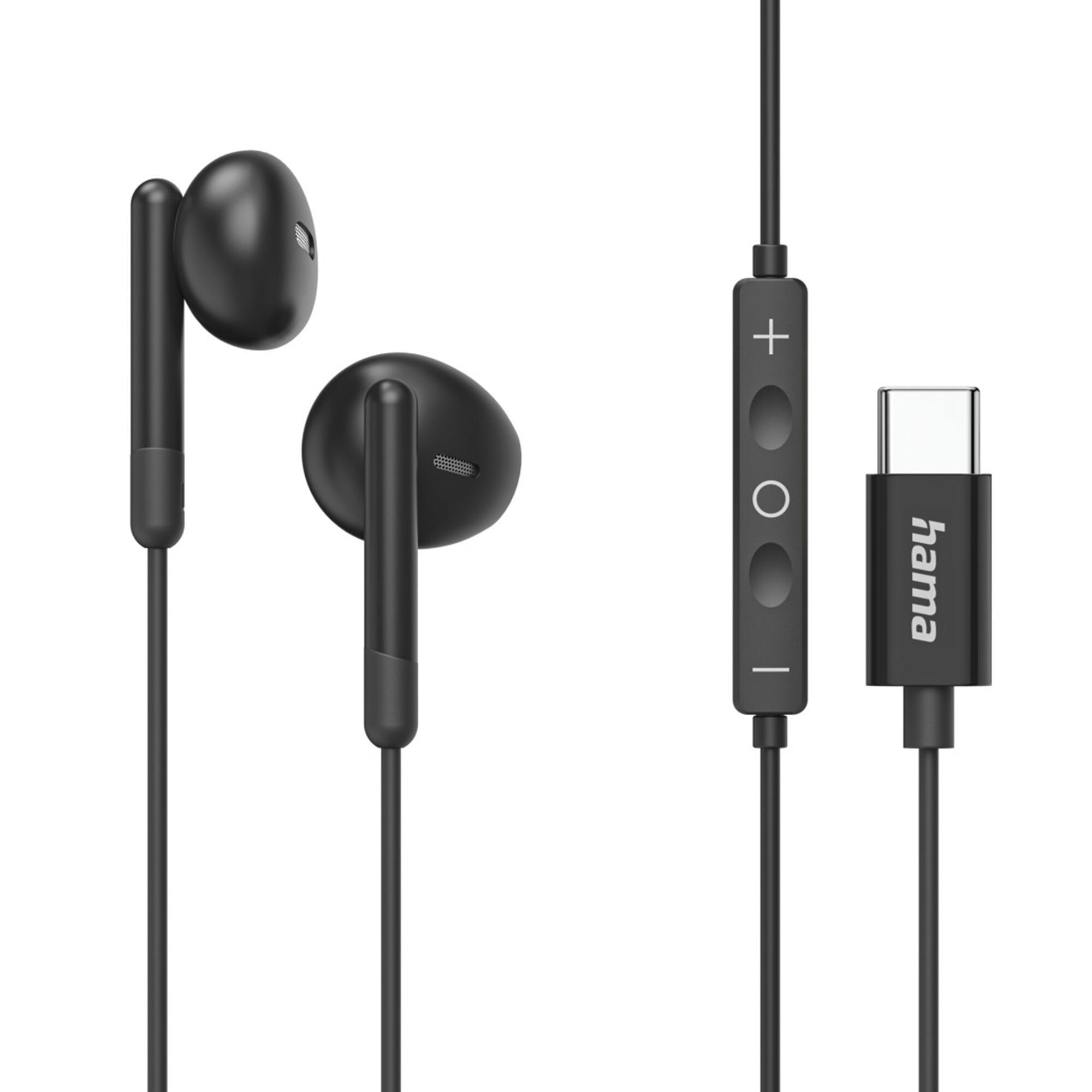 HAMA Kopfhörer Classy Earbuds, USB-C, Schwarz 1/4
