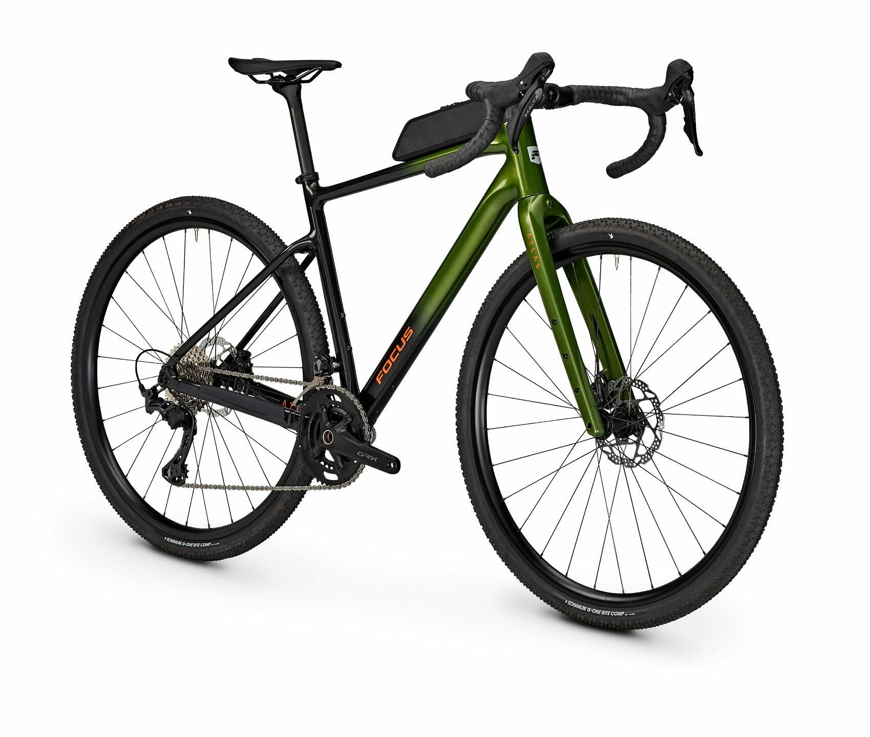 ATLAS 6.9 Gravelbikes & Cyclocross Bikes in Sprucegreen/Diamondblack 3/4