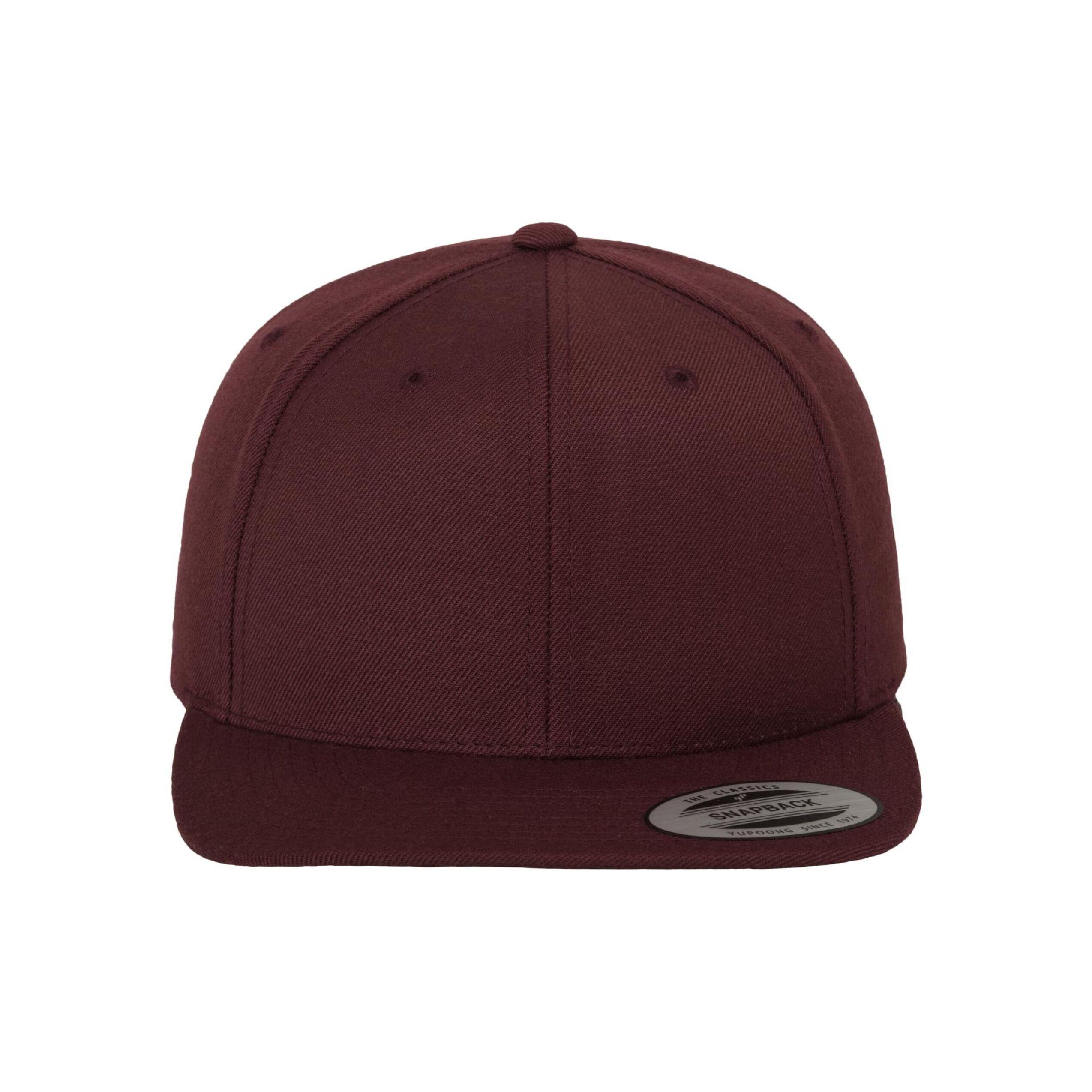 Cappellino Con Visiera Adulto Unisex Flexfit Classic Marrone 2/4