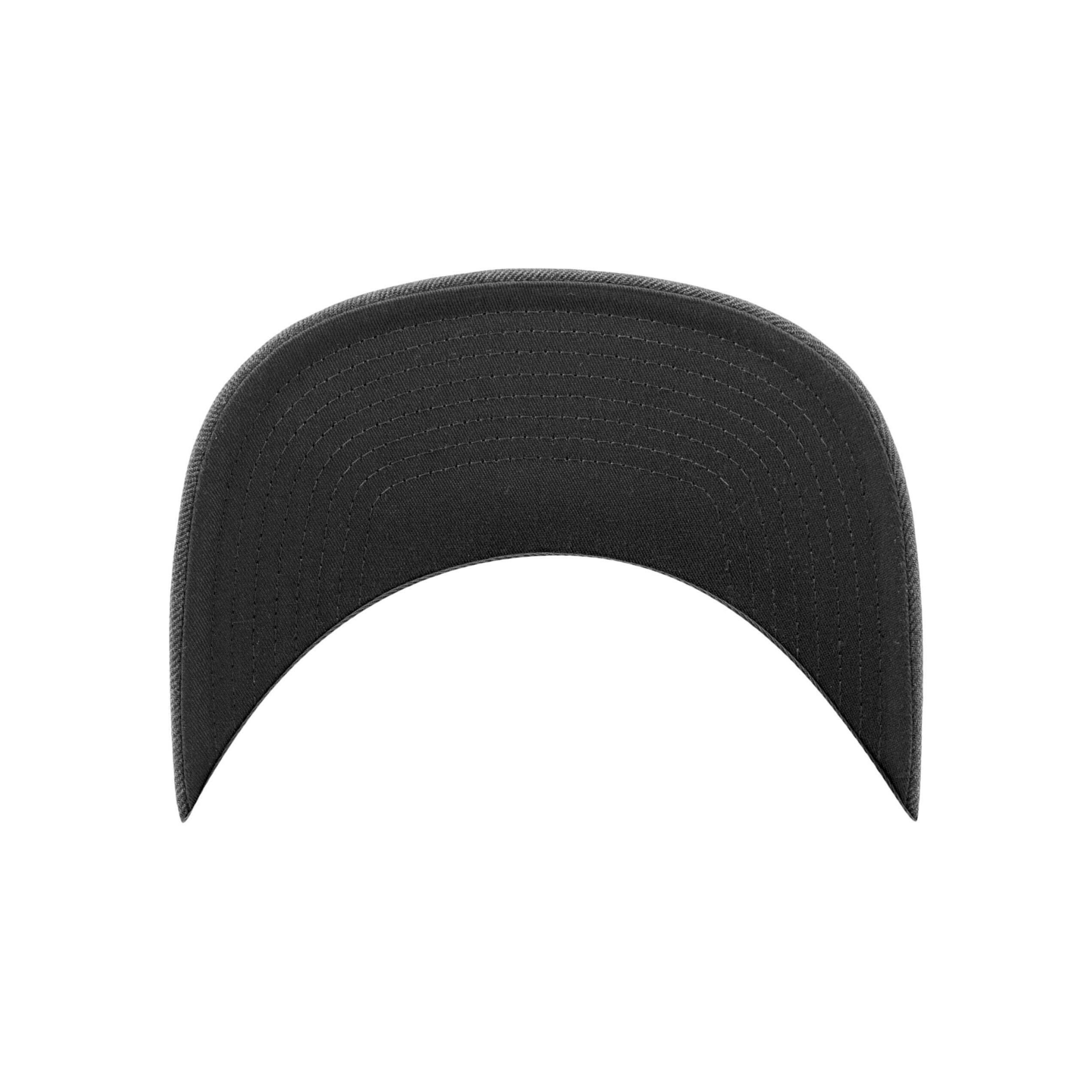 Unisex Adult Classic Snapback Cap (Dark Grey/Dark Grey) 3/4