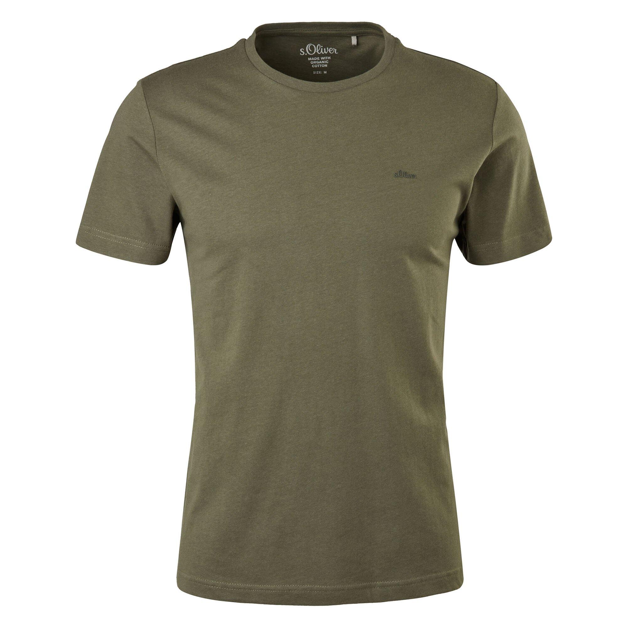T-Shirt Herren 4er Pack Bequem sitzend-Basic T-Shirt 3/5