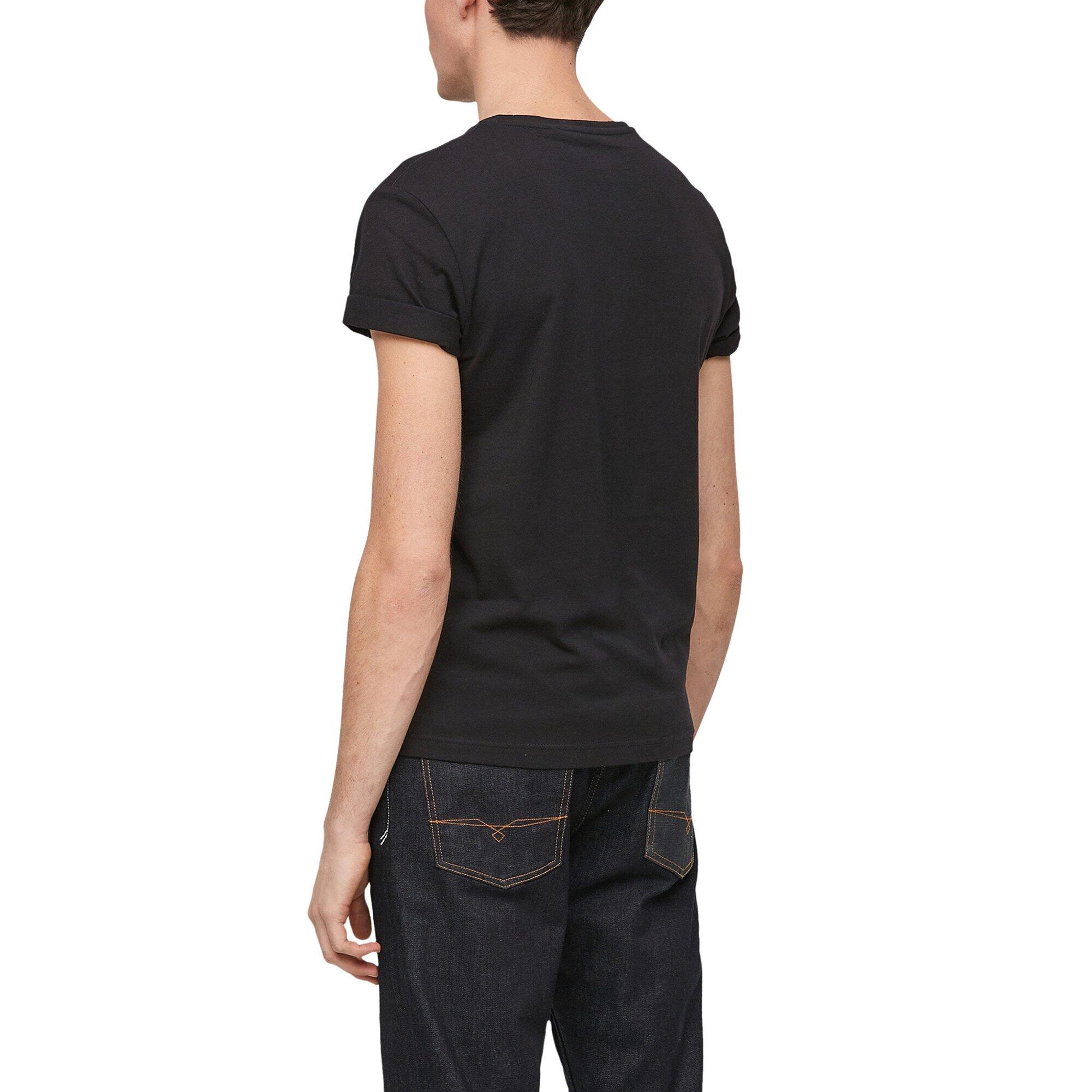 T-Shirt Herren 4er Pack Bequem sitzend-Basic T-Shirt 4/5