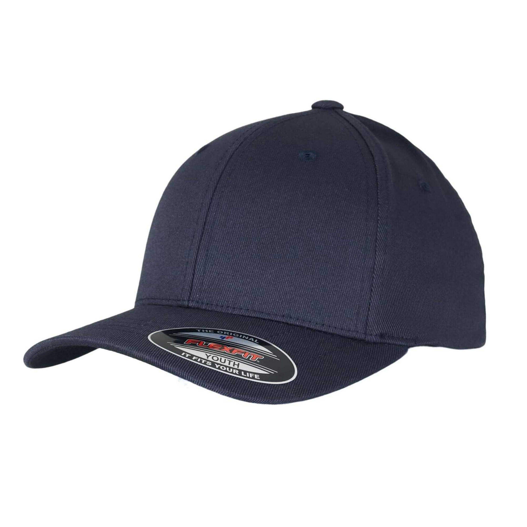 Unisex Adult Wooly Combed Baseball Cap (Dark Navy) 4/4