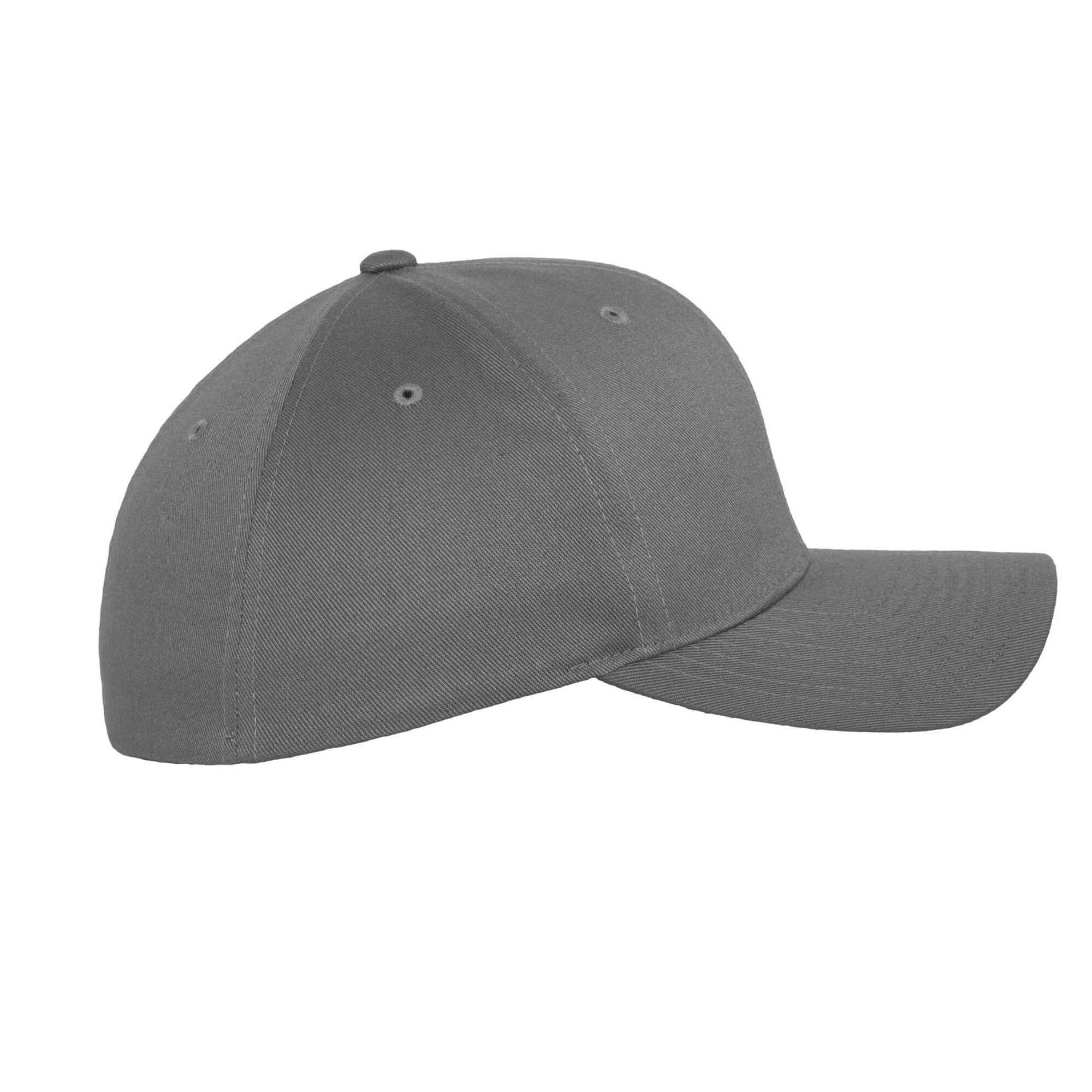 Cappellino Da Baseball Pettinato Lanoso Adulto Unisex Flexfit Grigio 4/4