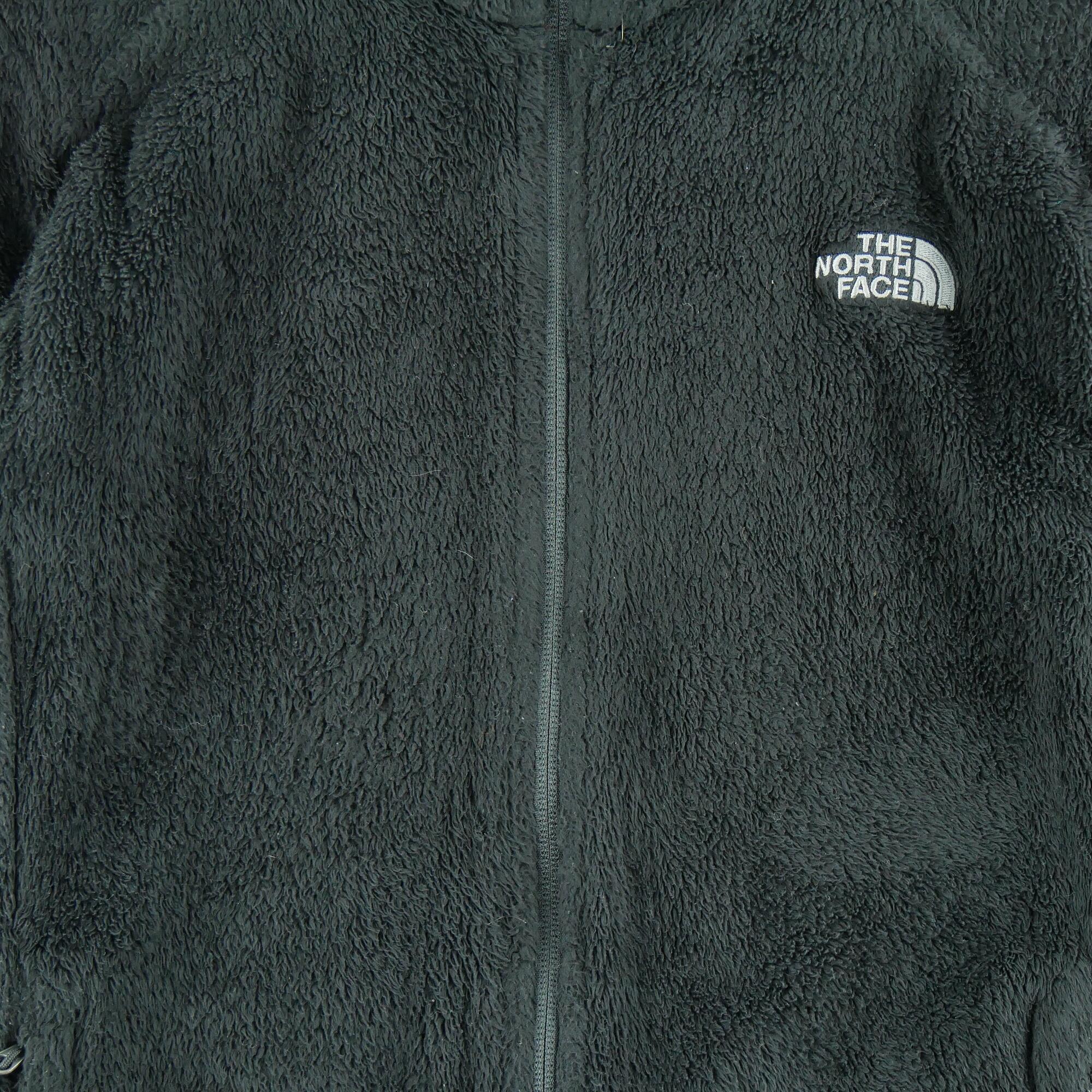 Seconda Mano - Giacca in pile nero TNF Osito da donna - Stato eccellente 4/6