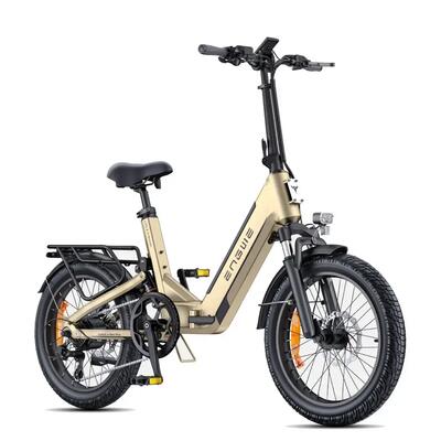 Volwassen elektrische fiets engwe l20 3.0 boost 250w 48v13.5ah 20" dikke banden