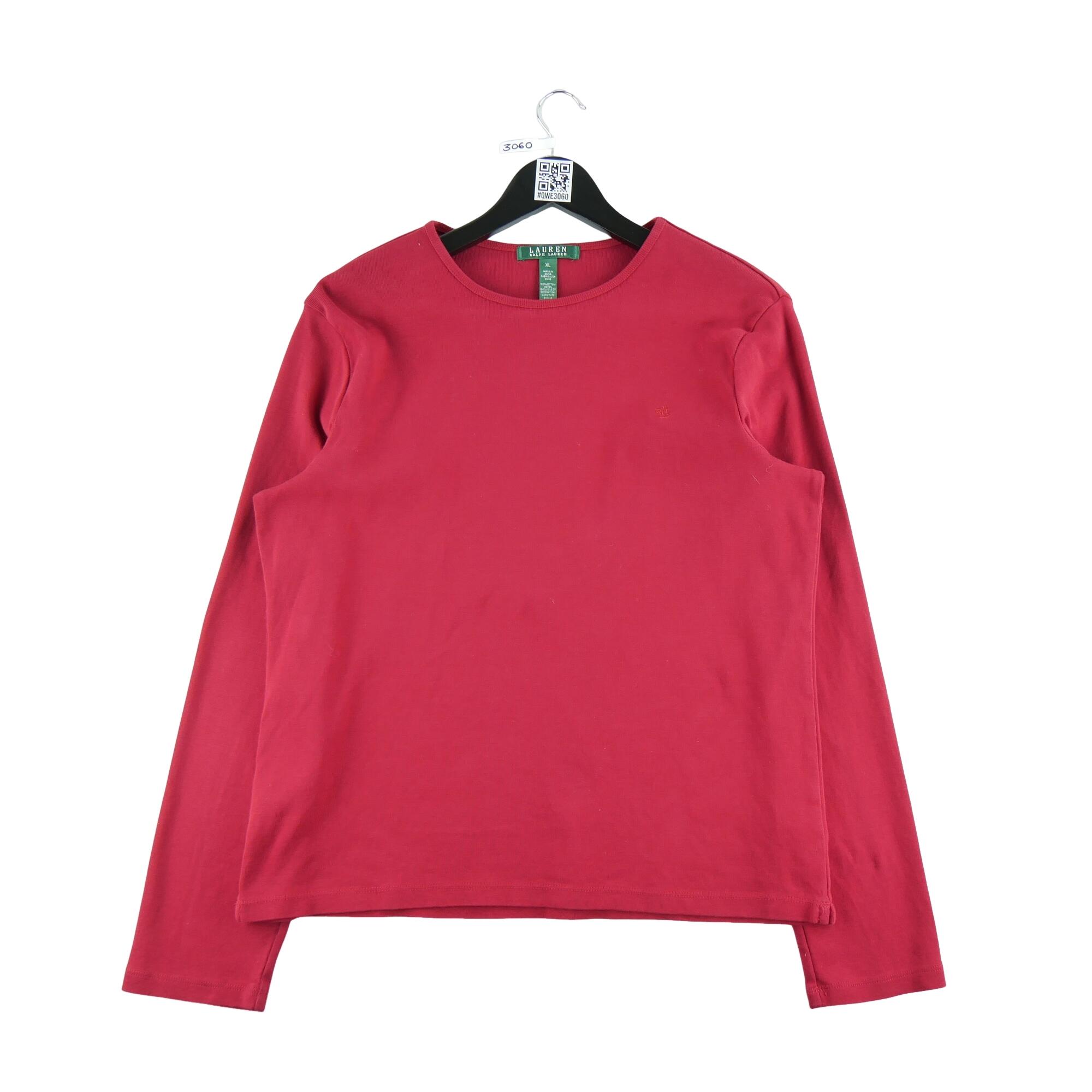 Ralph Lauren - Reconditionné - T-shirt Manches Longues Femme Rouge - Excellent - T-shirt Manches Longues - Rouge - Decathlon