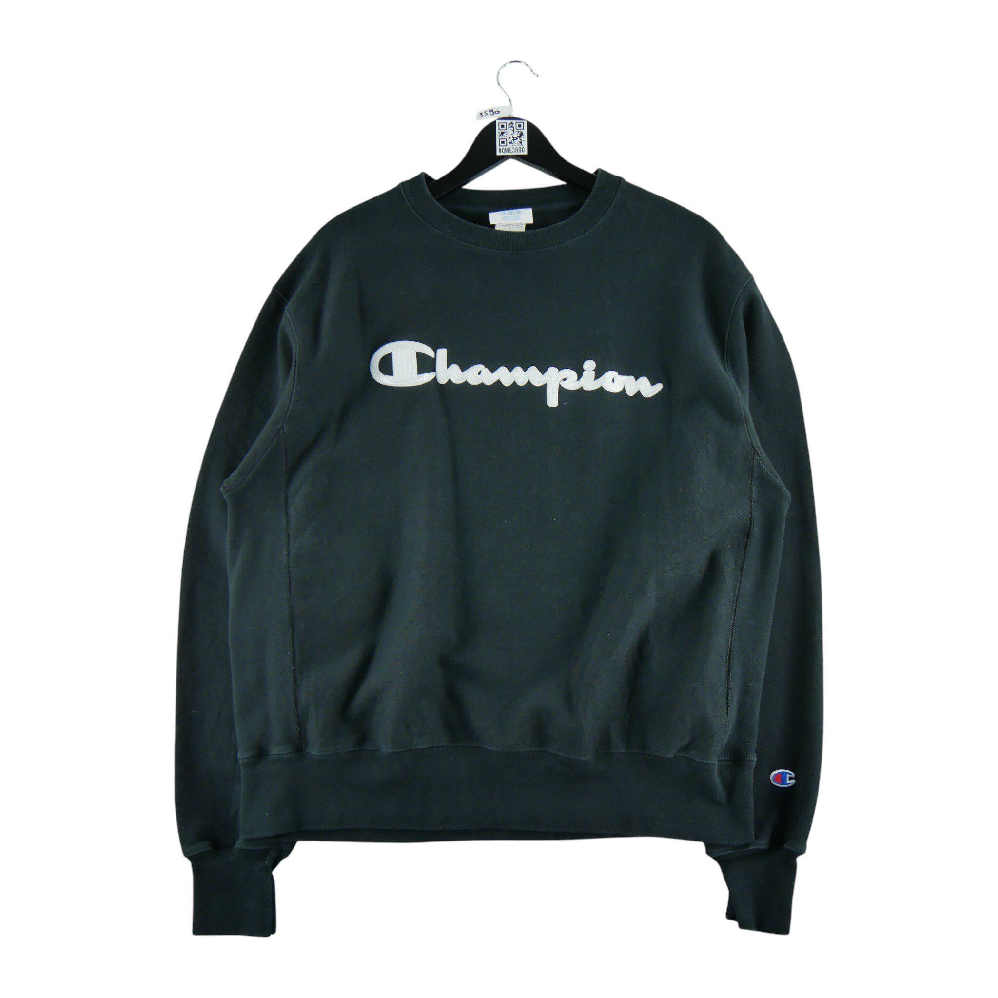 CHAMPION Reconditionné - Sweat Homme Noir - Excellent