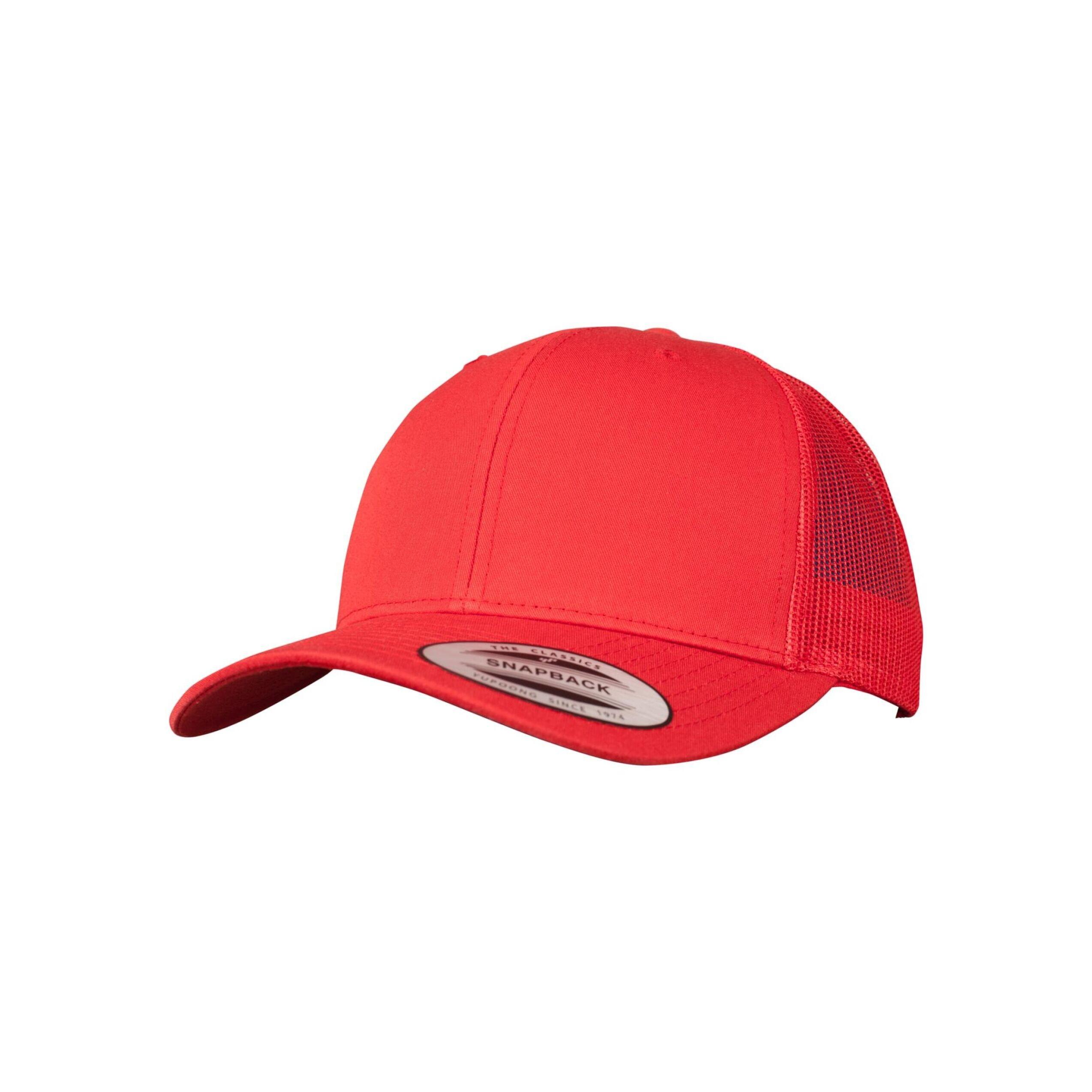 "Retro" Trucker Cap für HerrenDamen Unisex Damen und Herren Rot 2/4