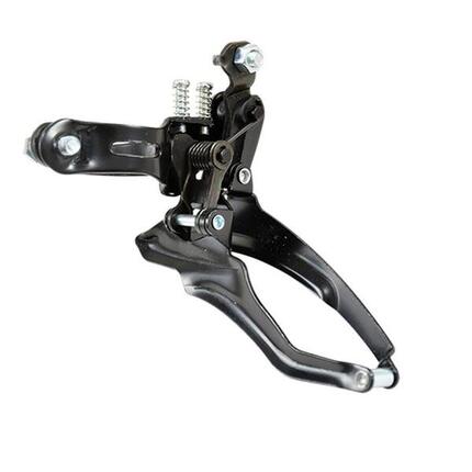 Przerzutka przednia o niskim naciągu do mechanizmu korbowego z wysokim kołnierze