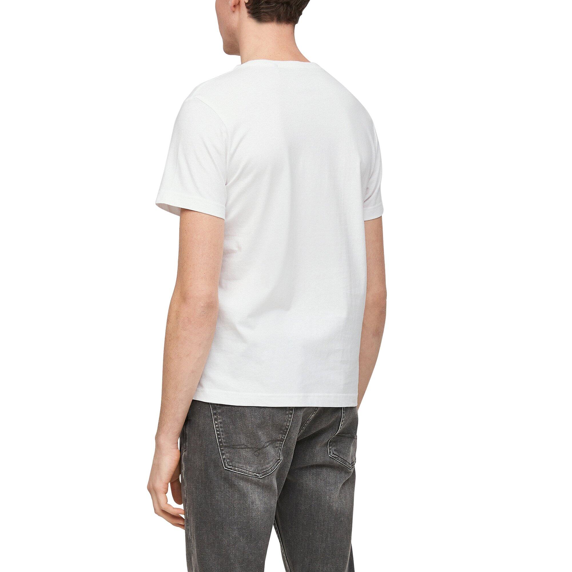 T-Shirt Herren 4er Pack Bequem sitzend-Basic T-Shirt 4/5