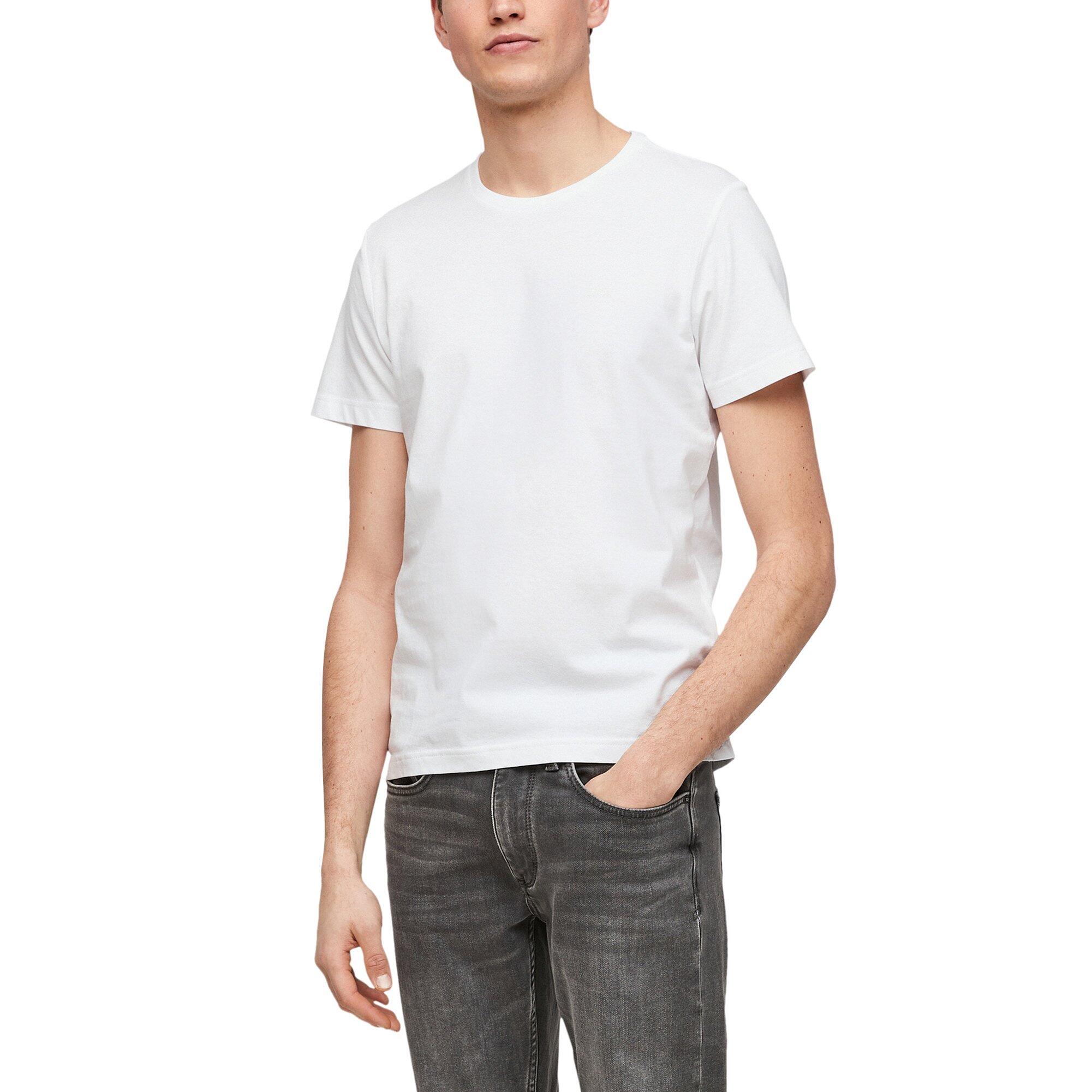 T-Shirt Herren 4er Pack Bequem sitzend-Basic T-Shirt 3/5