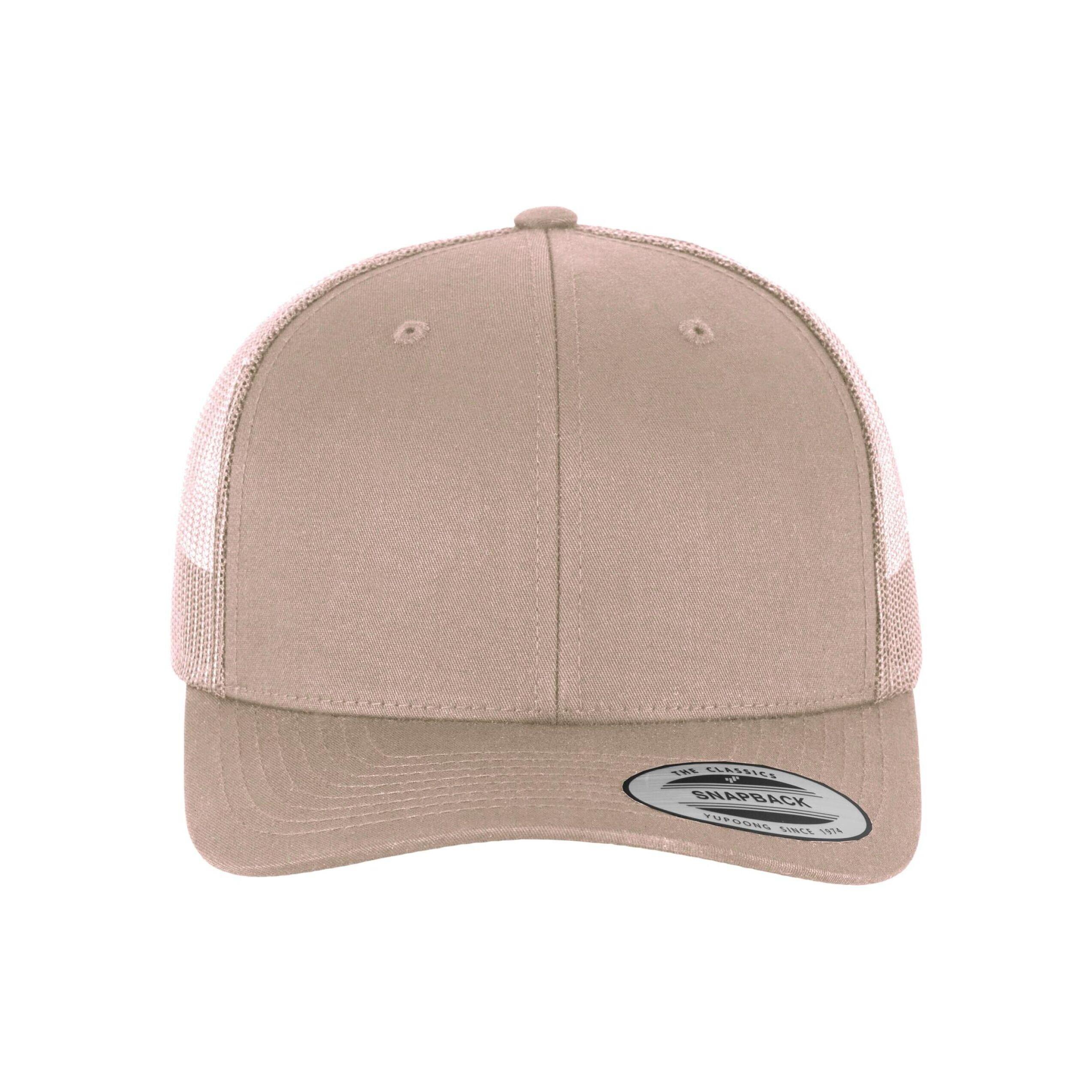"Retro" Trucker Cap für HerrenDamen Unisex Damen und Herren Khaki 3/4