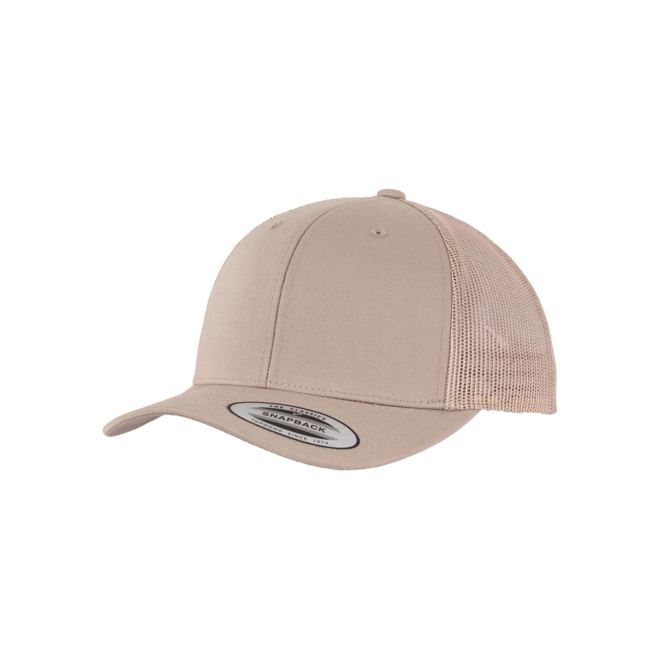"Retro" Trucker Cap für HerrenDamen Unisex Damen und Herren Khaki 2/4