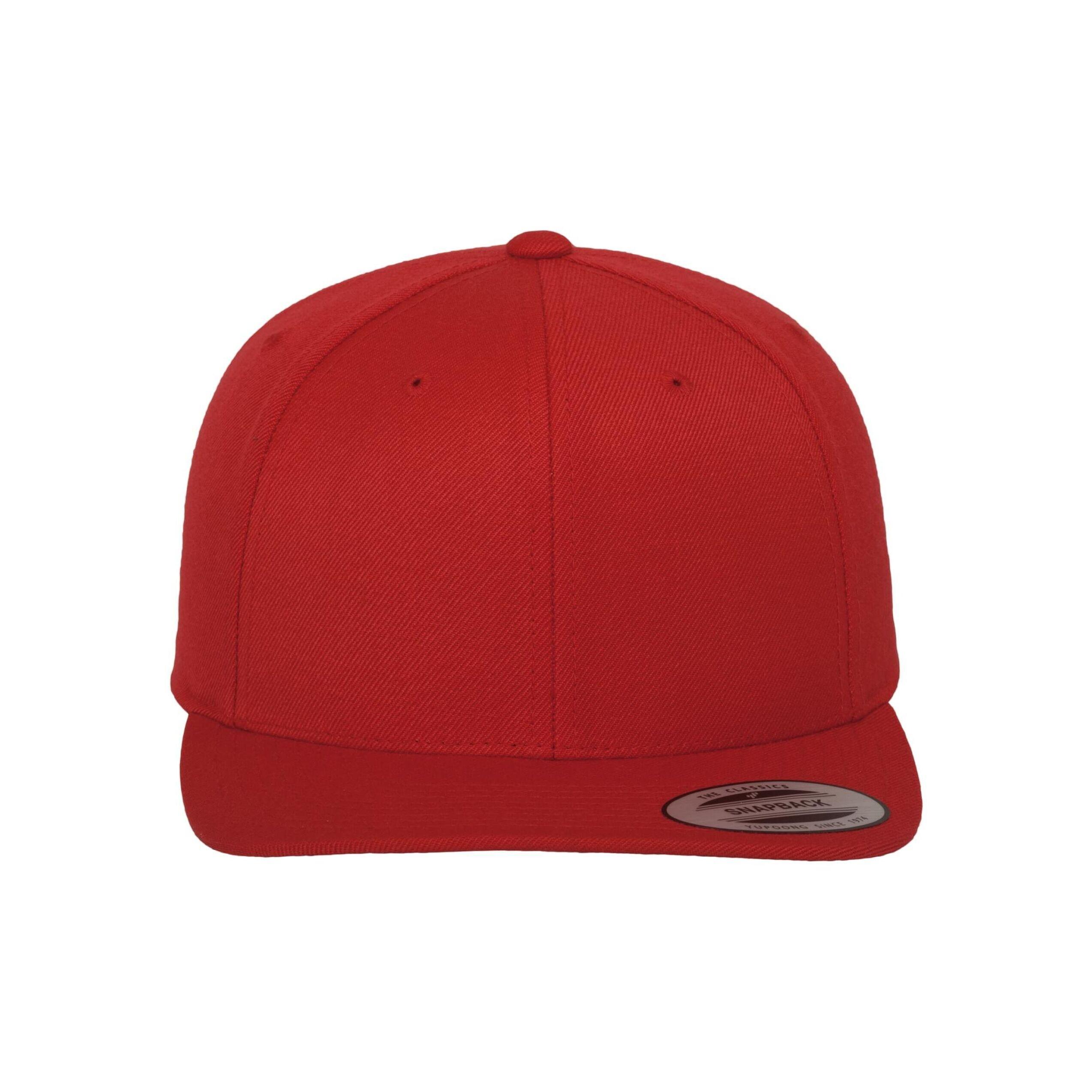 "Classic" Snapback Mütze für HerrenDamen Unisex Damen und Herren Rot 2/4