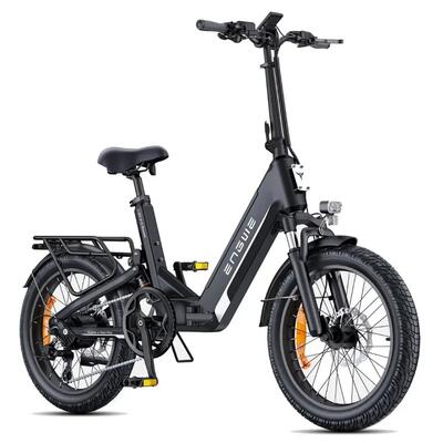 Engwe l20 3.0 boost vouwbare elektrische fiets, 48v 13.5ah accu, 20*3inch banden