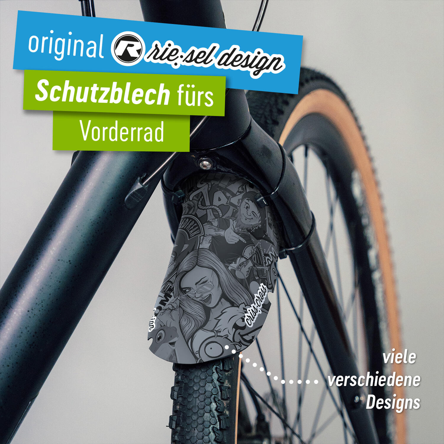 Gravel Bike Schutzblech vorne Mudguard bis 28 Zoll 2/6