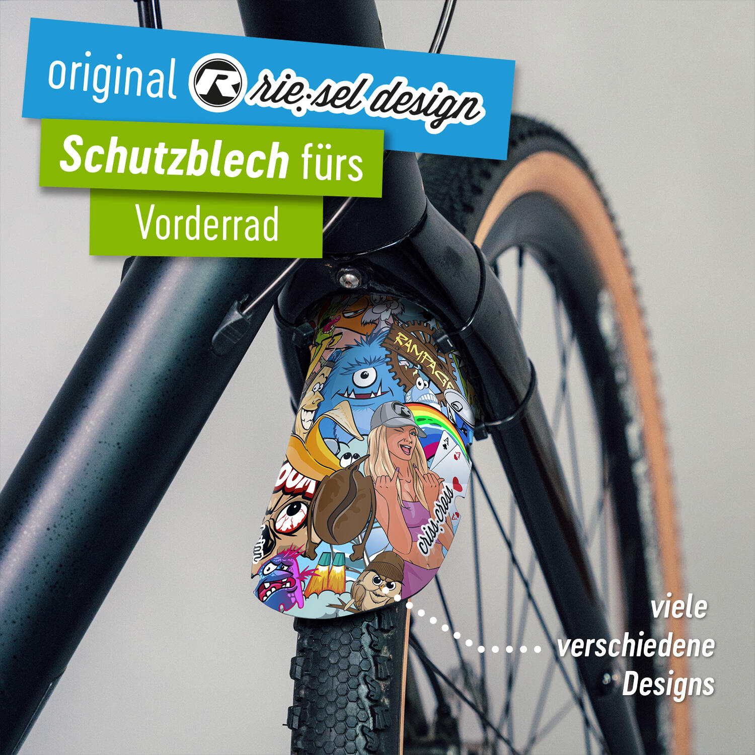 Garde-boues avant Riesel Design Stickerbomb Eyecatcher 2/6