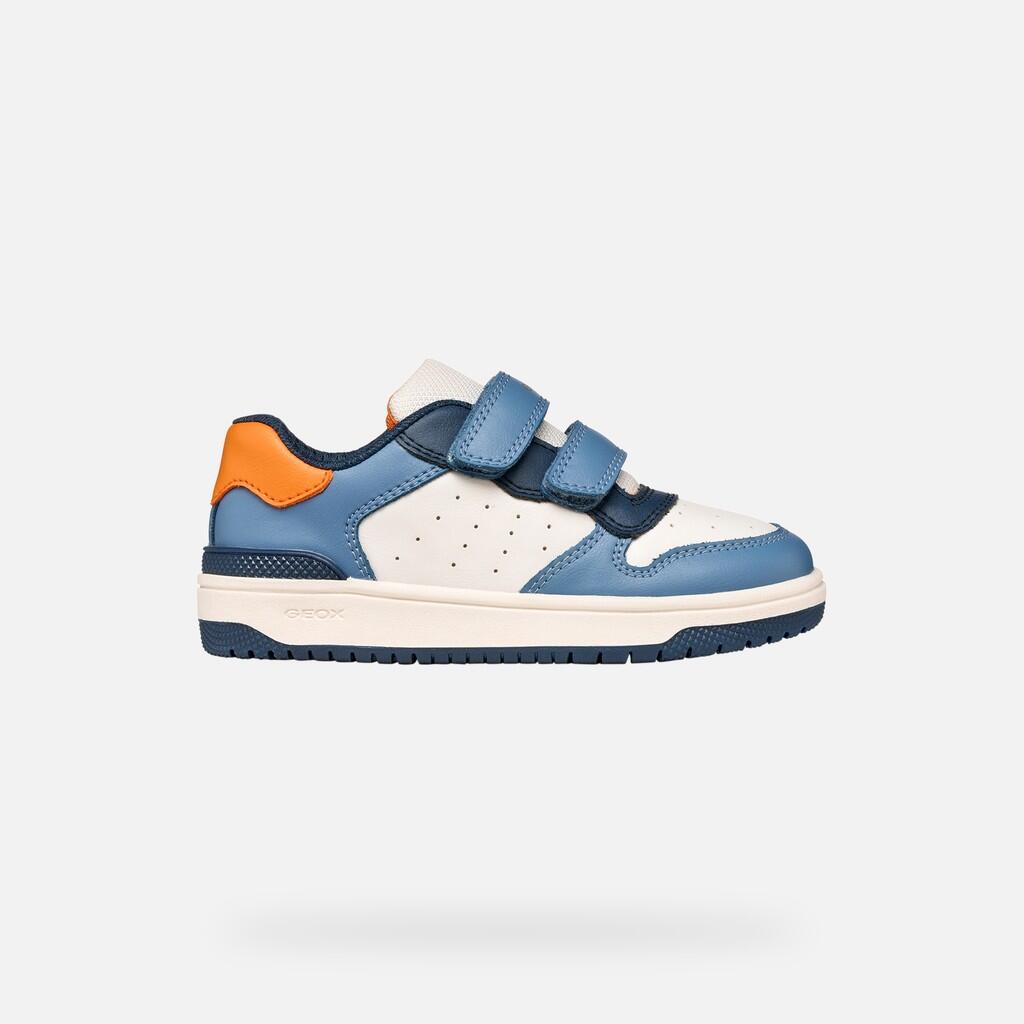 Baskets Garçon WASHIBA BOY Blanc/Bleu Aviateur Clair 2/7