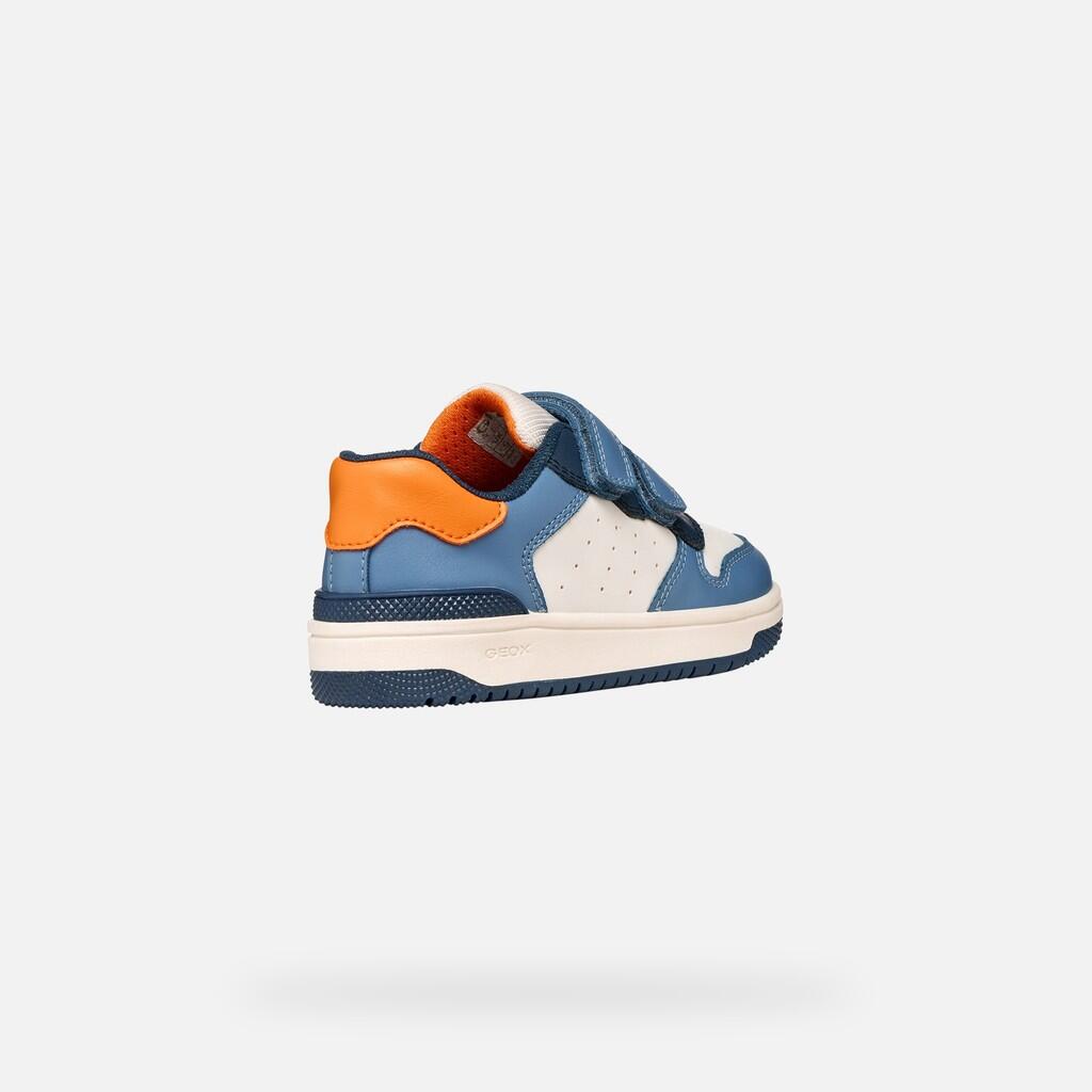 Baskets Garçon WASHIBA BOY Blanc/Bleu Aviateur Clair 6/7