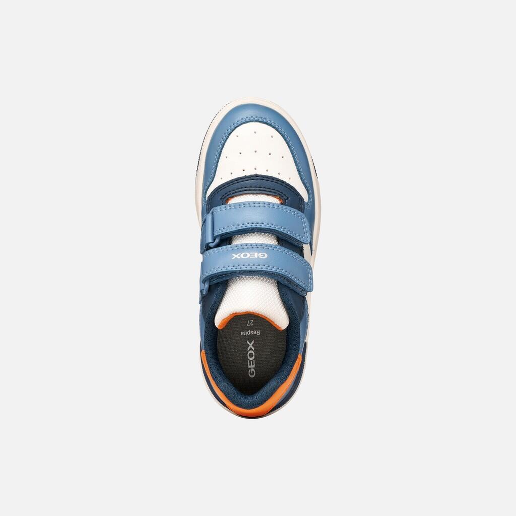 Baskets Garçon WASHIBA BOY Blanc/Bleu Aviateur Clair 7/7