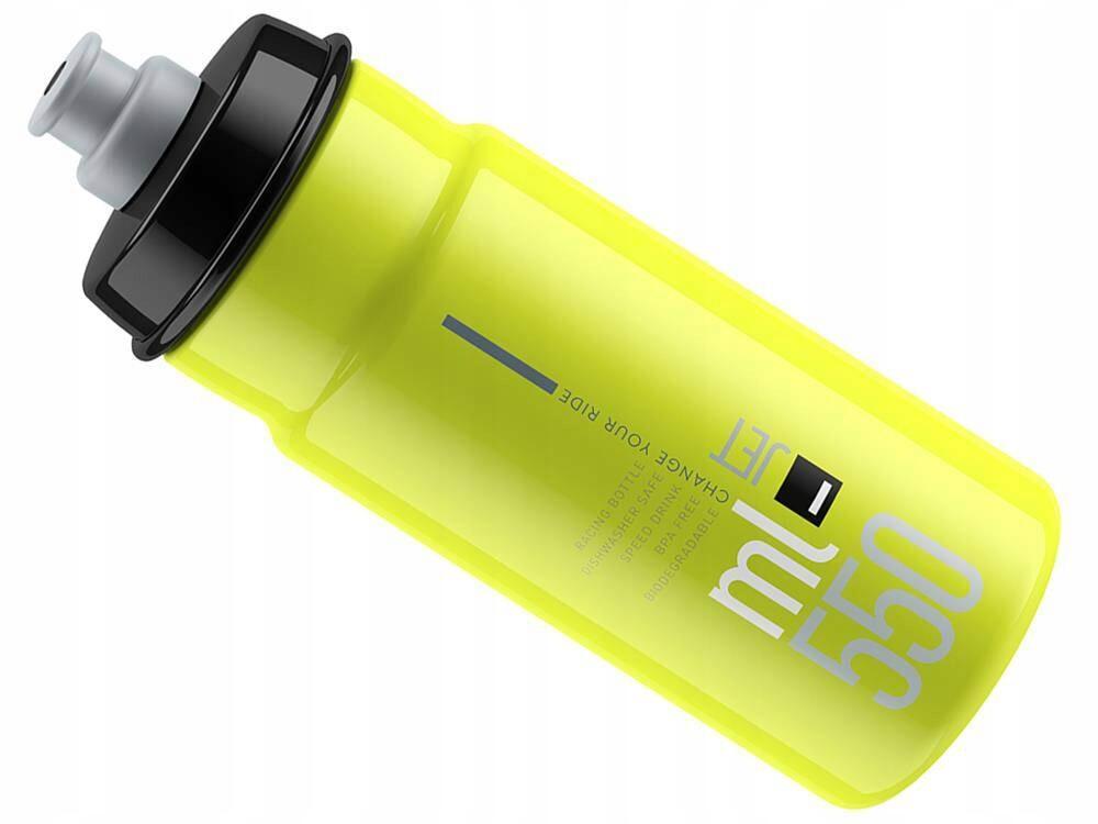 Elite drinkfles Jet 550 ml geel-zwart 2/3