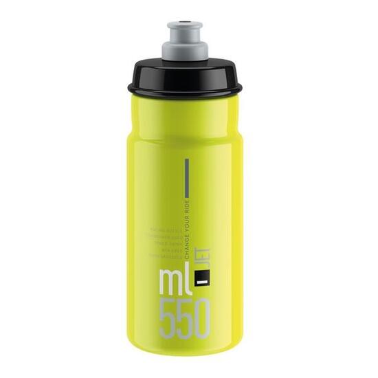 Bidon ELITE Jet żółty Fluo Czarny 550ml