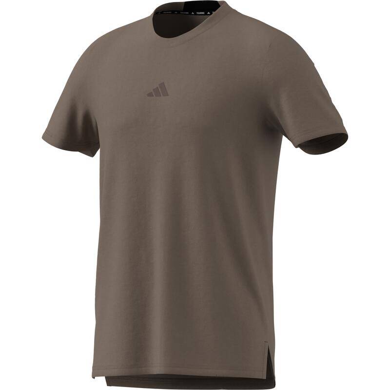 Adidas D4T TEE Men Training T-Shirts Brown -  5