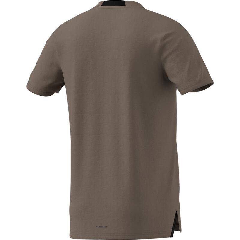 Adidas D4T TEE Men Training T-Shirts Brown -  4