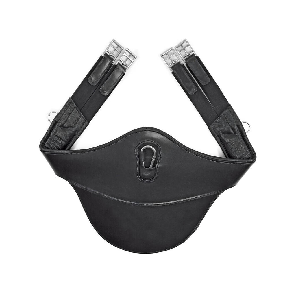 Leather stud guard girth