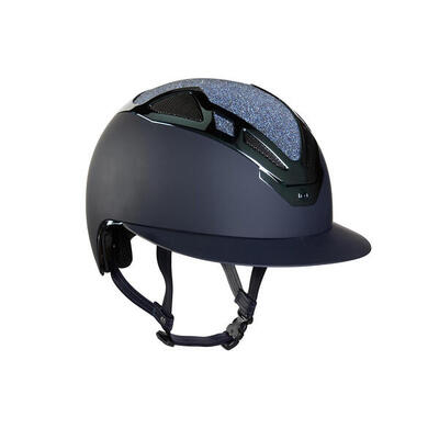 Apex helm met swarovski blauw marine voor dames